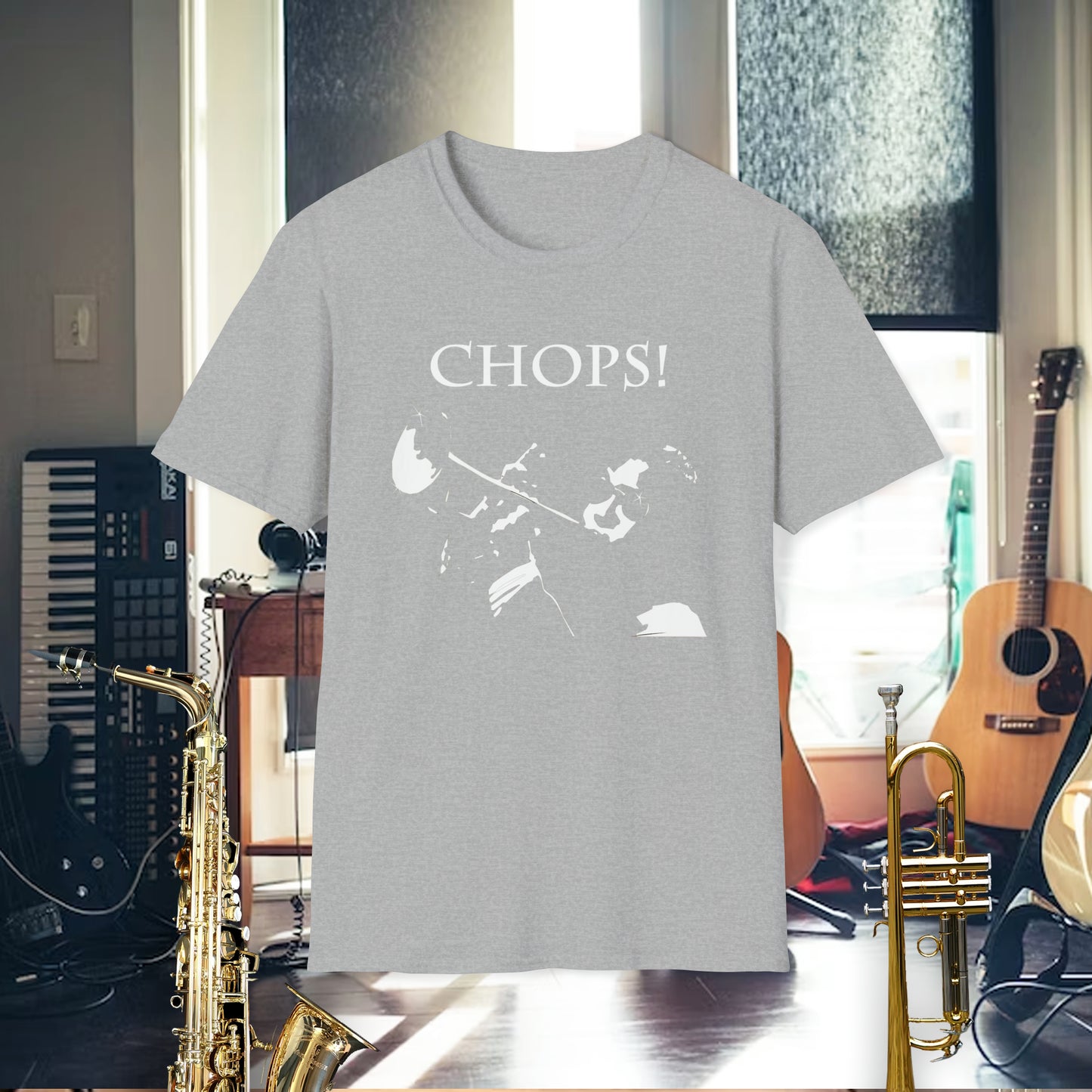 Tshirt-Trumpet: Chops