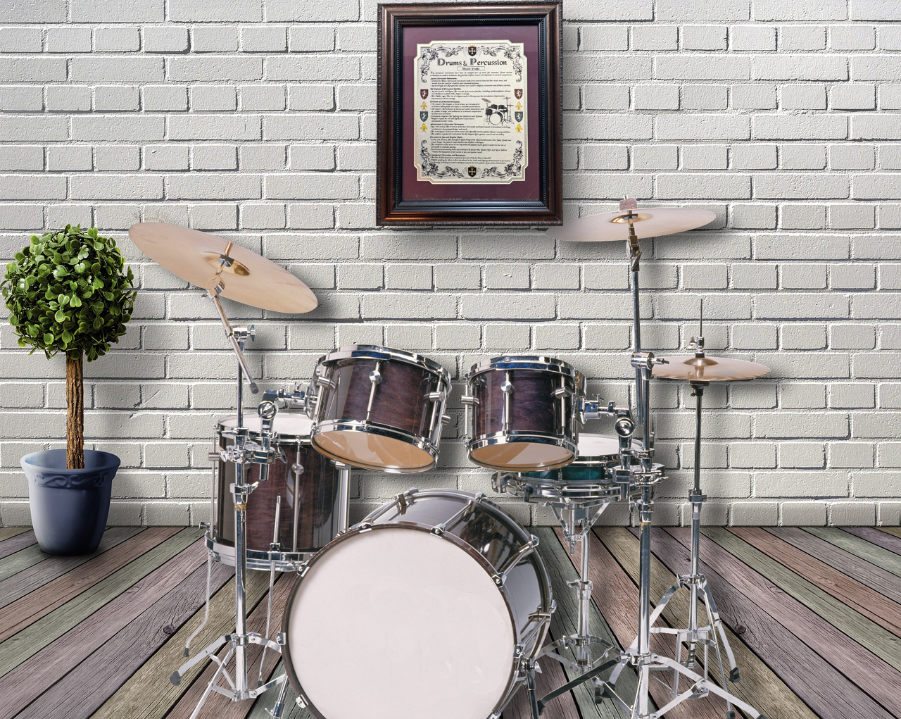 Historic Profile Ready For Framing: Drums/Percussion
