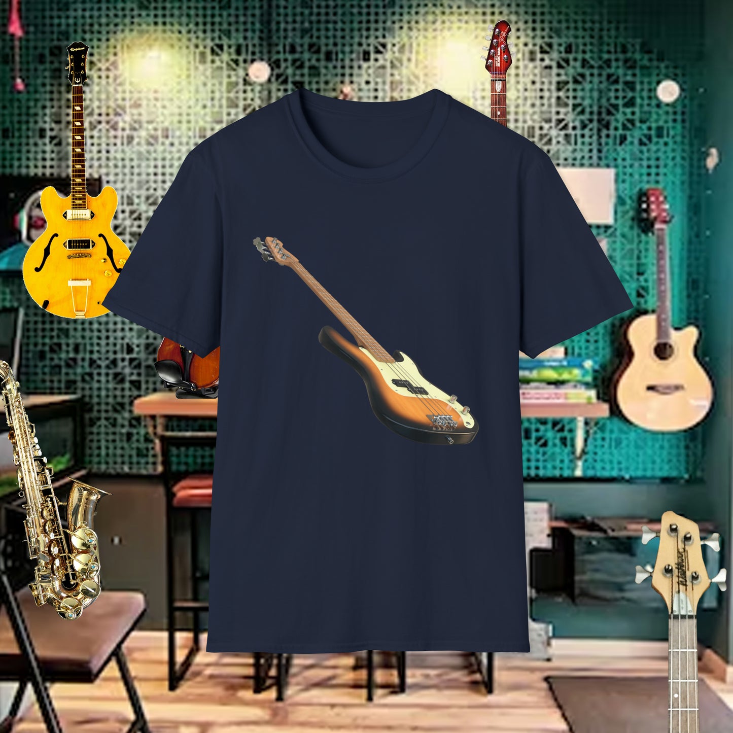 Tshirt-Bass Guitar