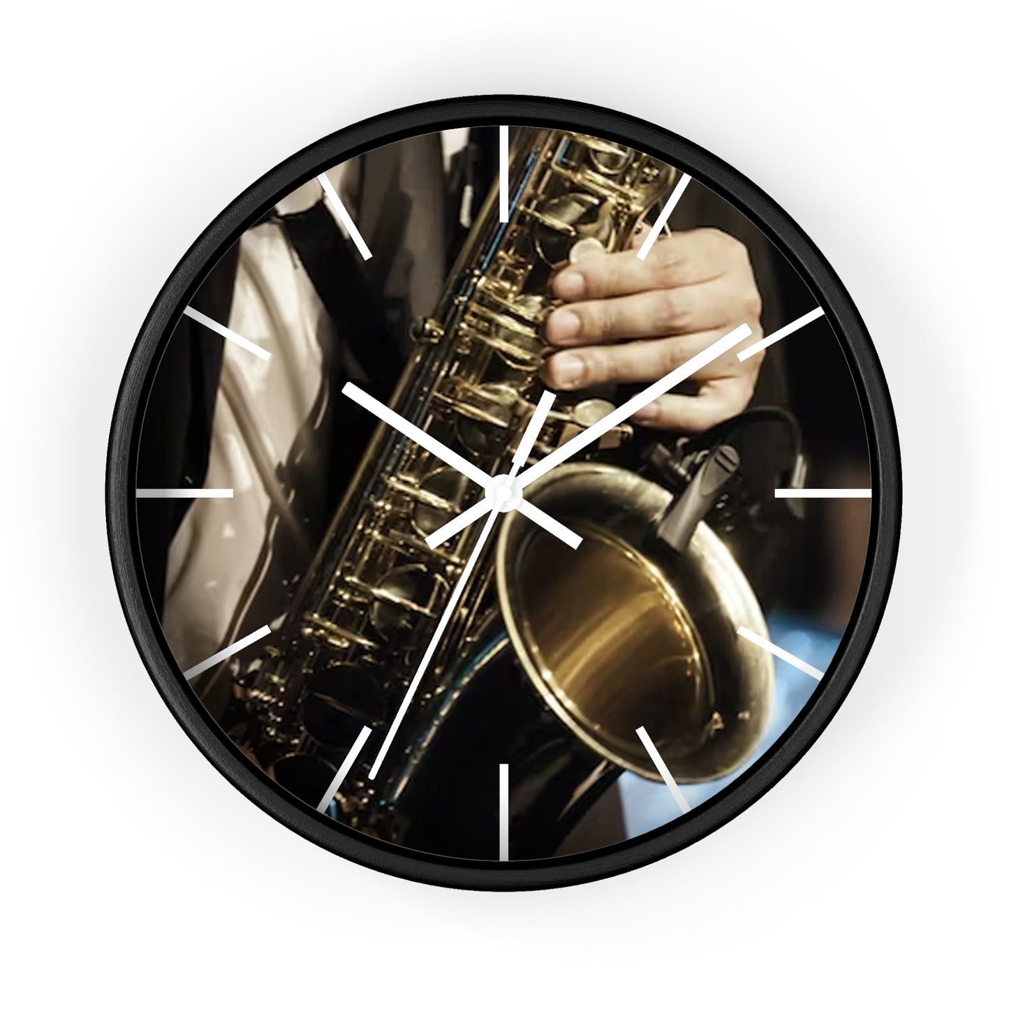 Wall Clock-Saxophone