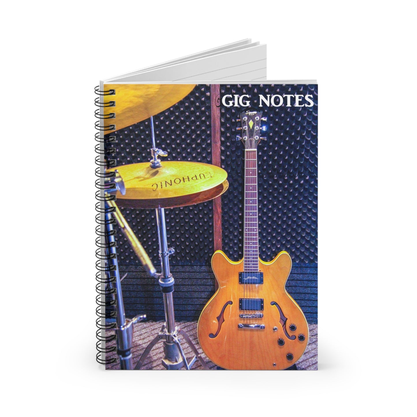 Musician's Gig Notes Notebook and Journal-Squire Electric Guitar