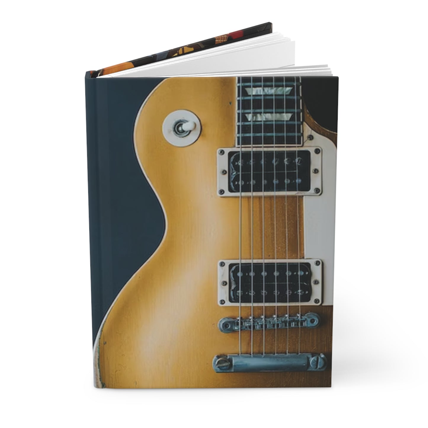 Musician Gig Notes Hardcover Journal And Notebook-Gibson Guitar