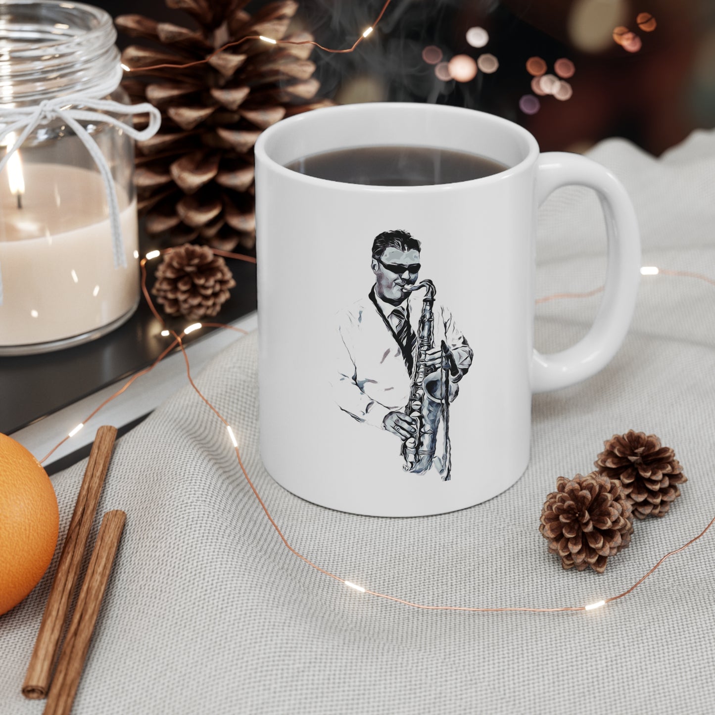 Music Pro Mug-Sax Player