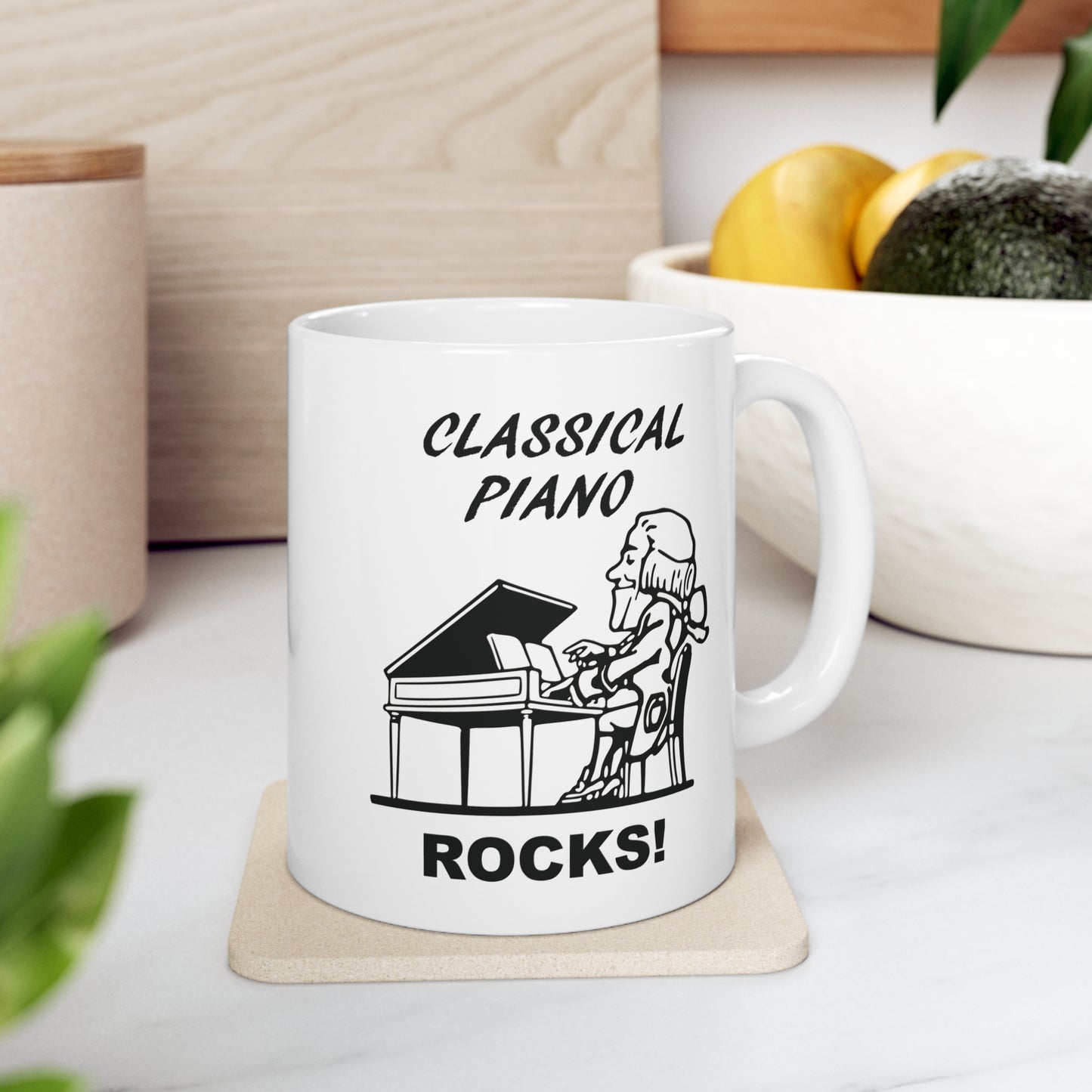 Music Pro Mug-Classical Piano Rocks