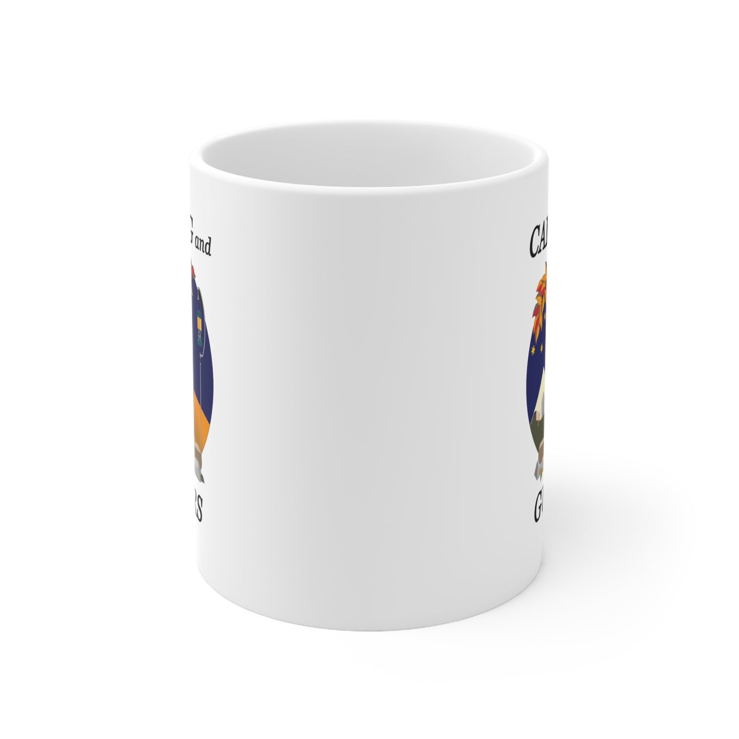 Music Pro Mug-Camping And Guitars