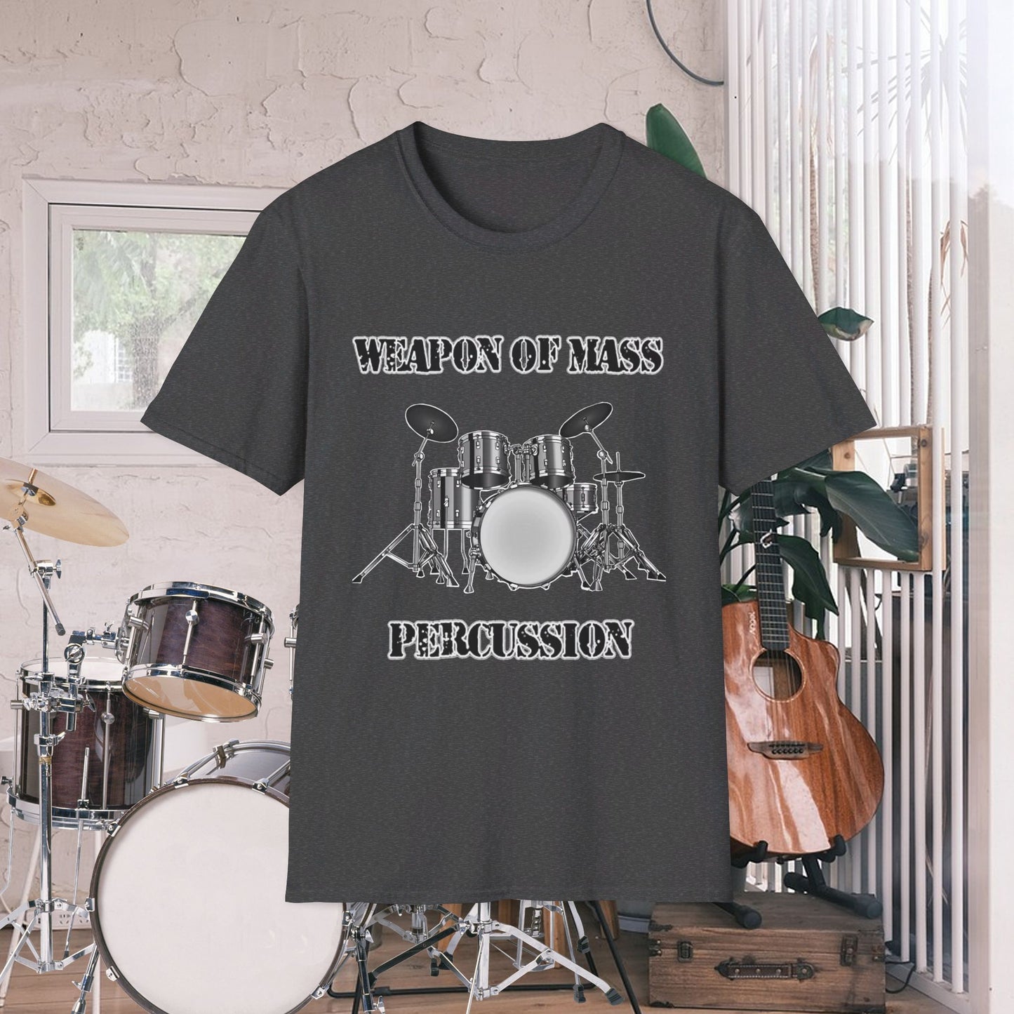 Tshirt-Drums:Weapon of Mass Percussion