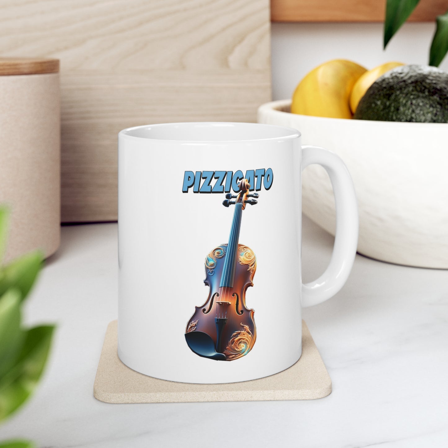 Music Pro Mug-Violin Pizzicato