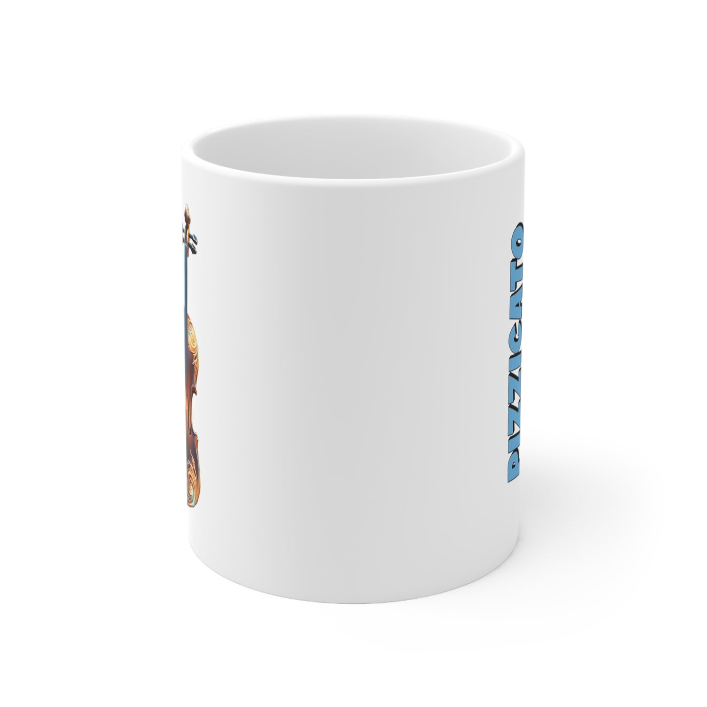 Music Pro Mug-Violin Pizzicato Verticle