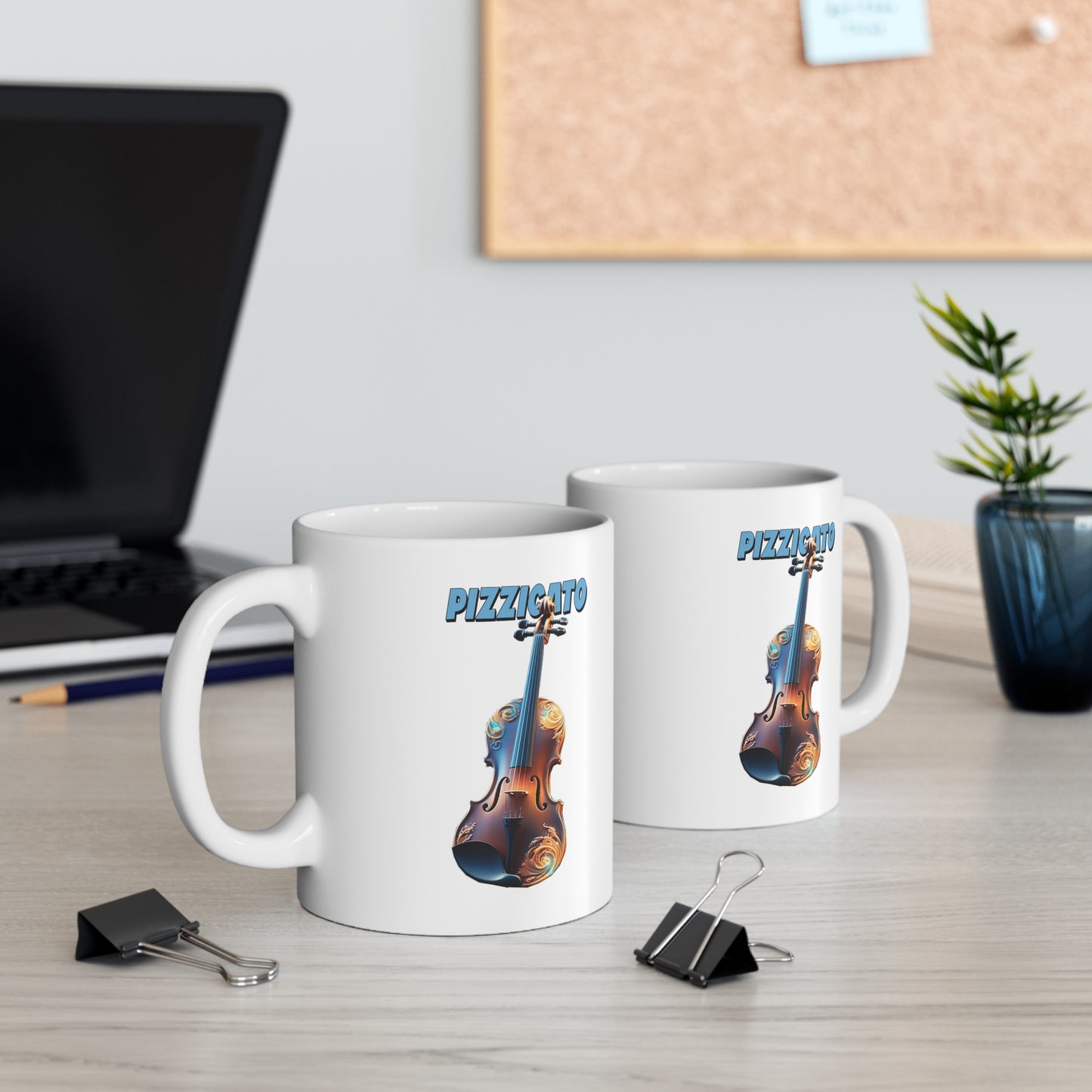 Music Pro Mug-Violin Pizzicato