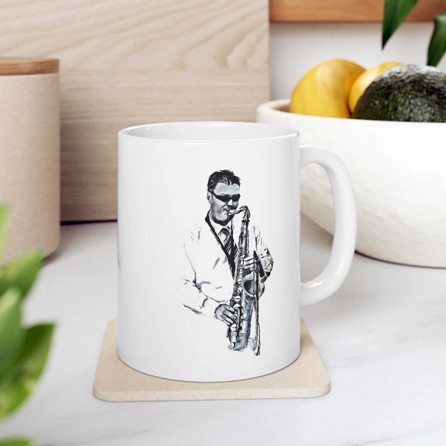 Music Pro Mug-Sax Player