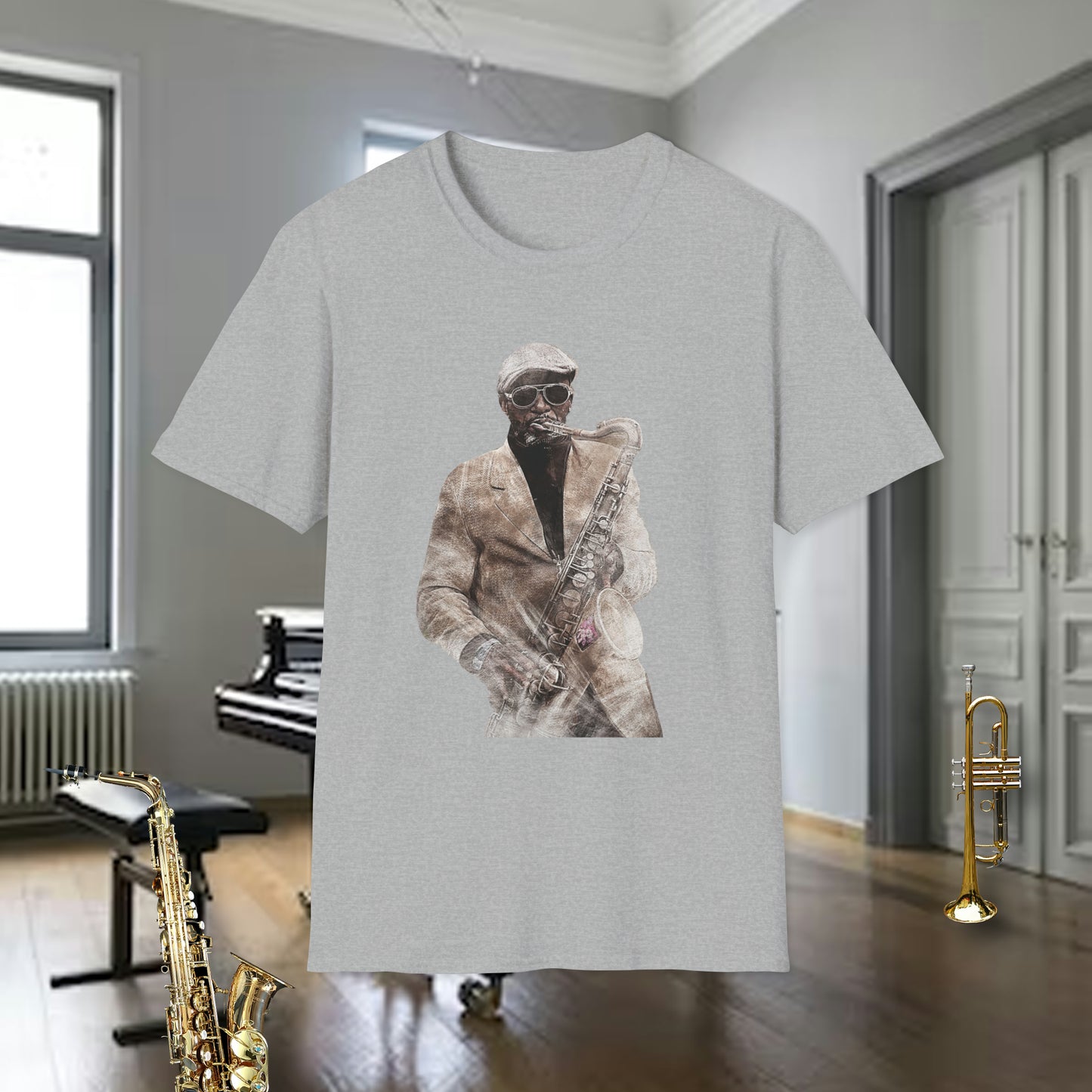 Tshirt-Sax Player Smooth