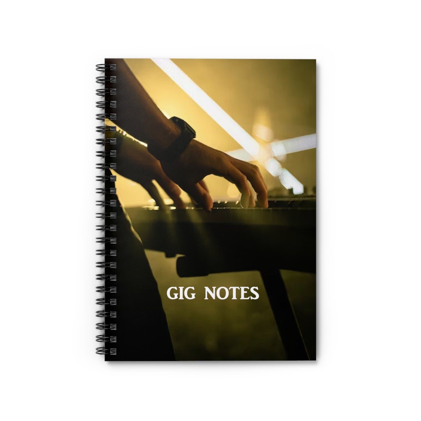 Musician Gig Notes Notebook and Journal-Keyboard