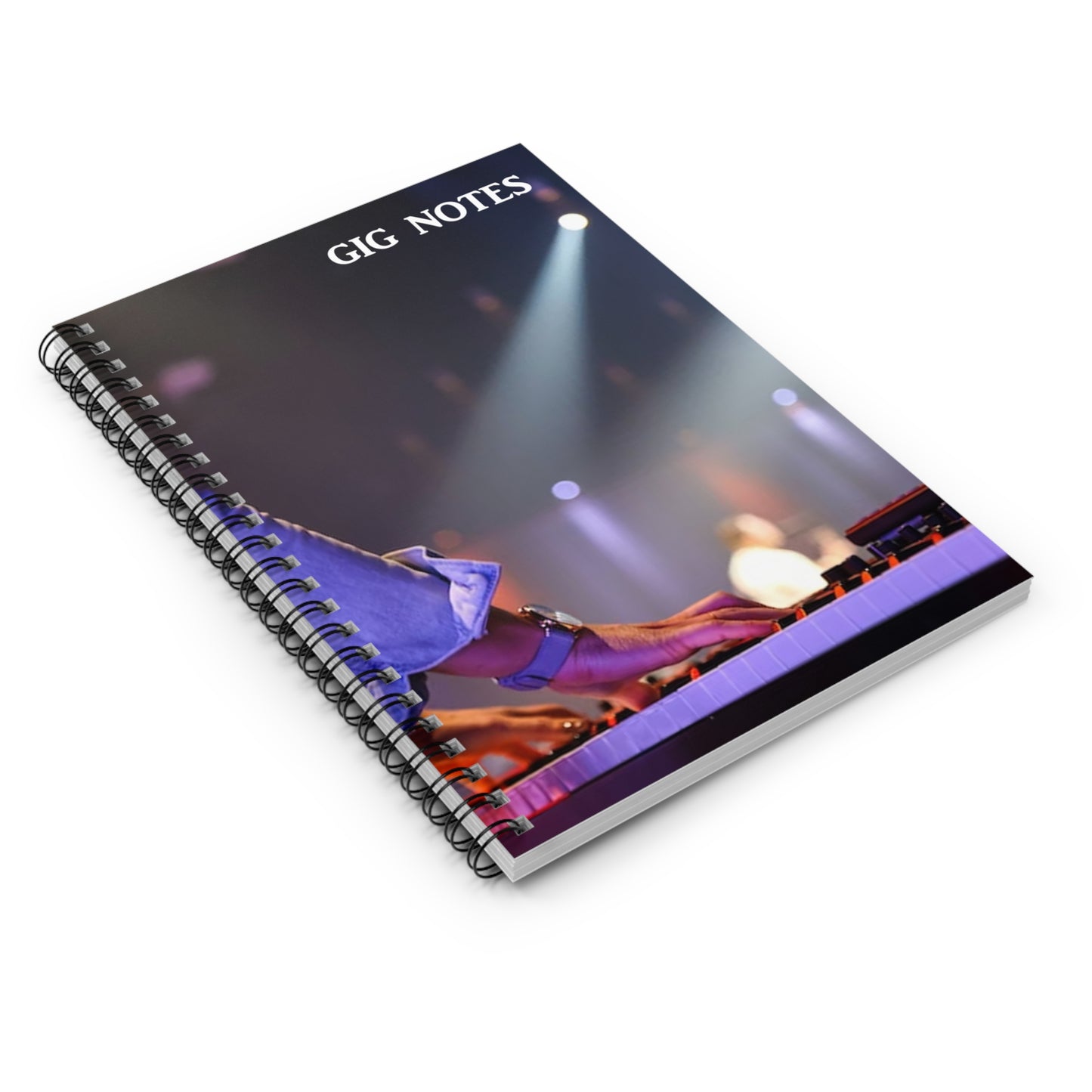 Musician's Gig Notes Notebook And Journal-Keyboards 2