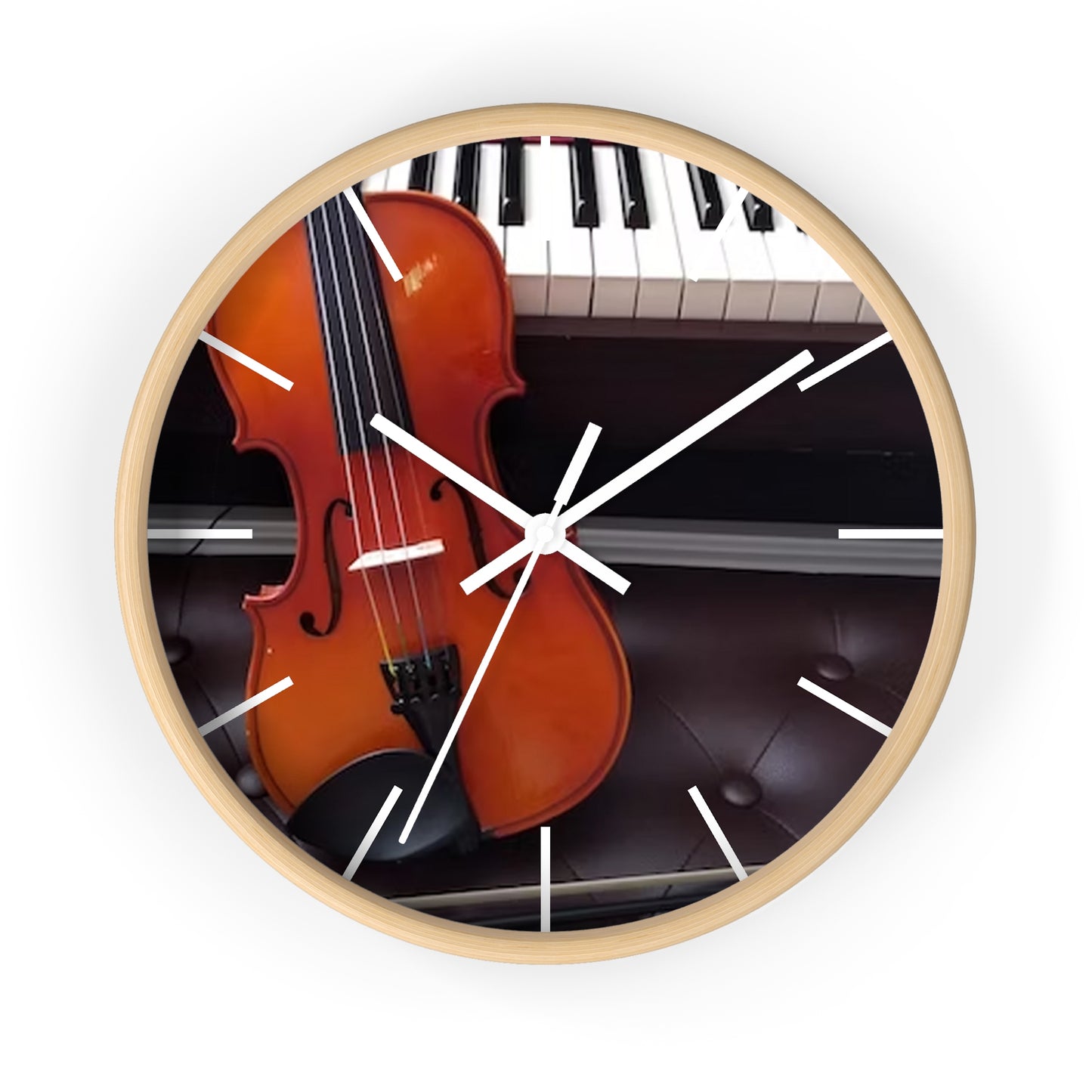 Wall Clock-Violin And Piano