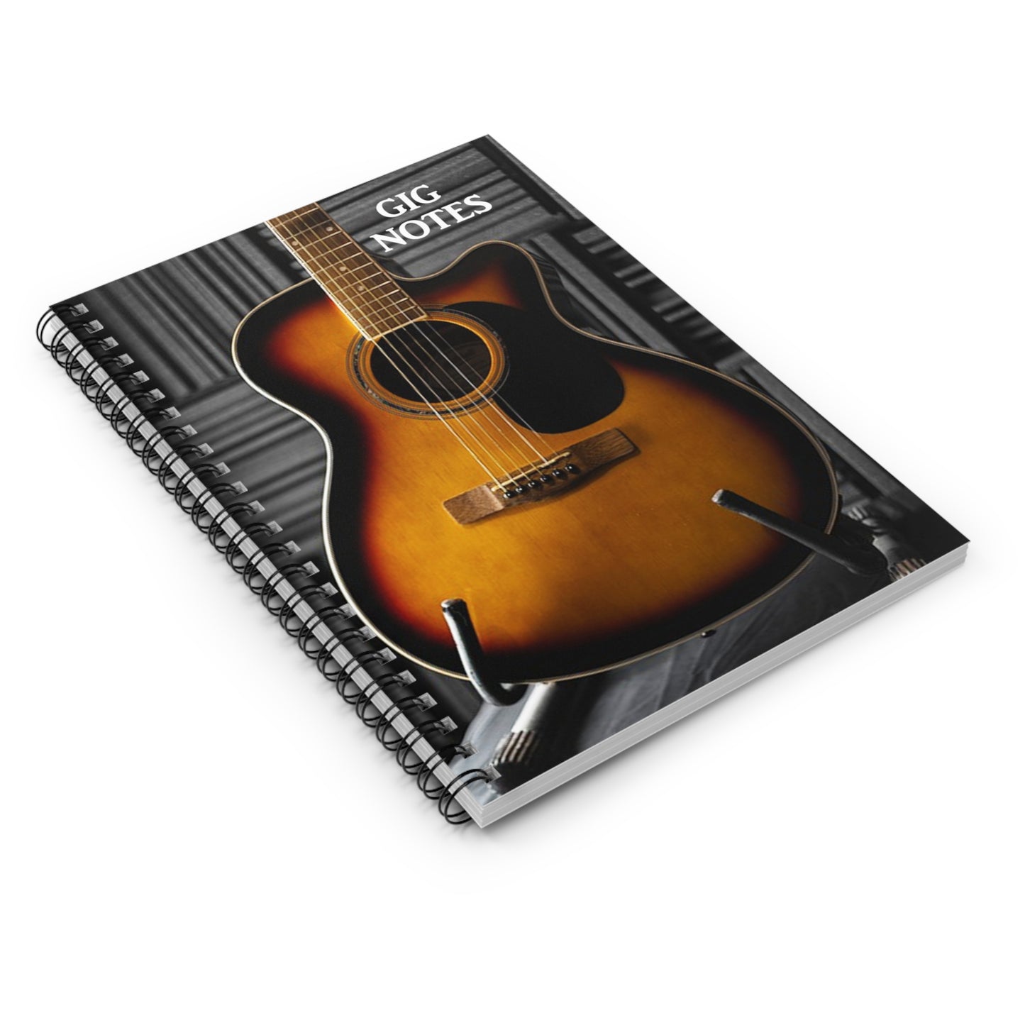 Musician's Gig Notes Notebook And Journal-Acoustic Guitar