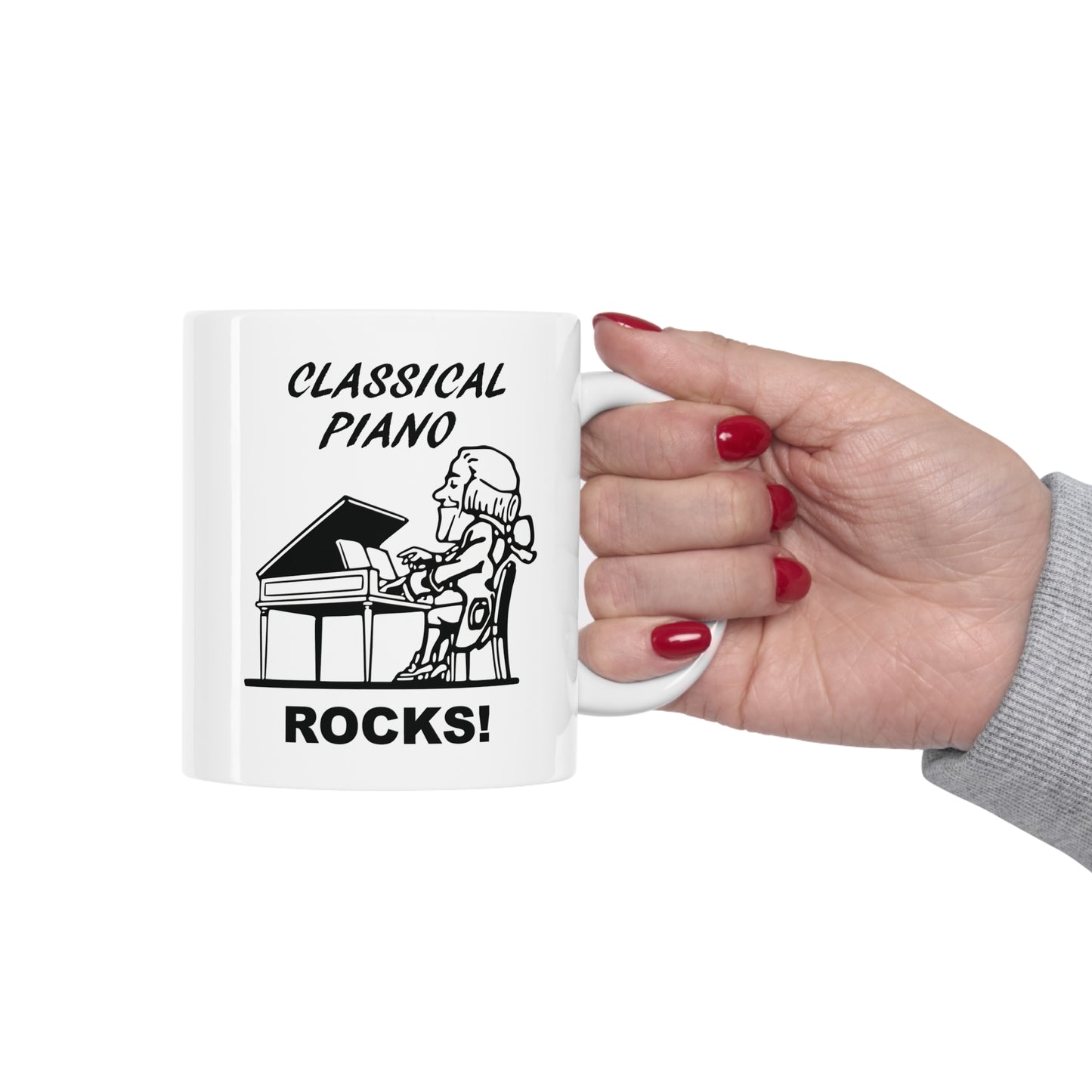 Music Pro Mug-Classical Piano Rocks