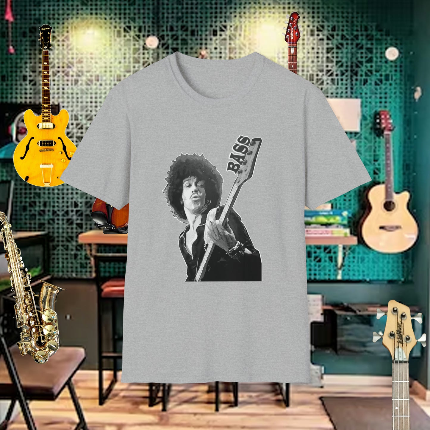 Tshirt-Bass Player