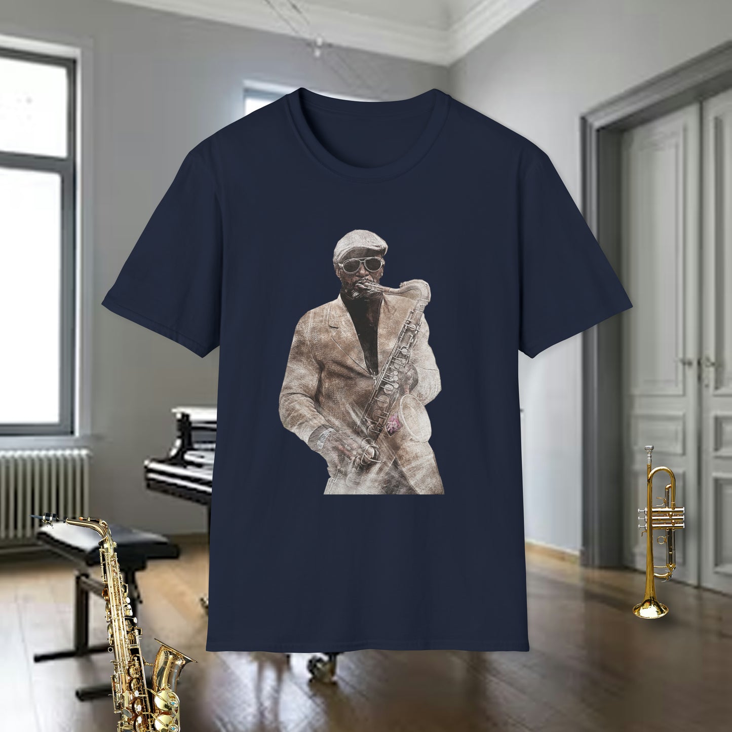 Tshirt-Sax Player Smooth