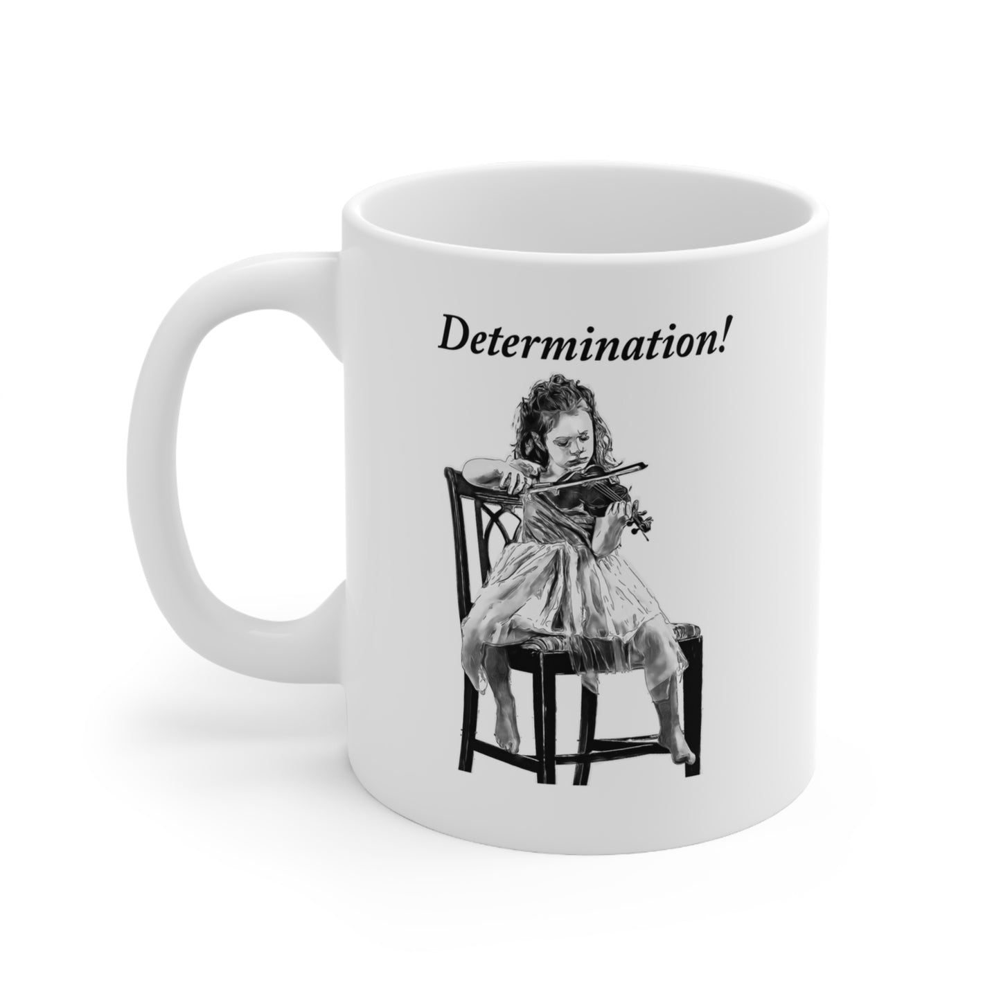 Music Pro Mug-Violin: Determination