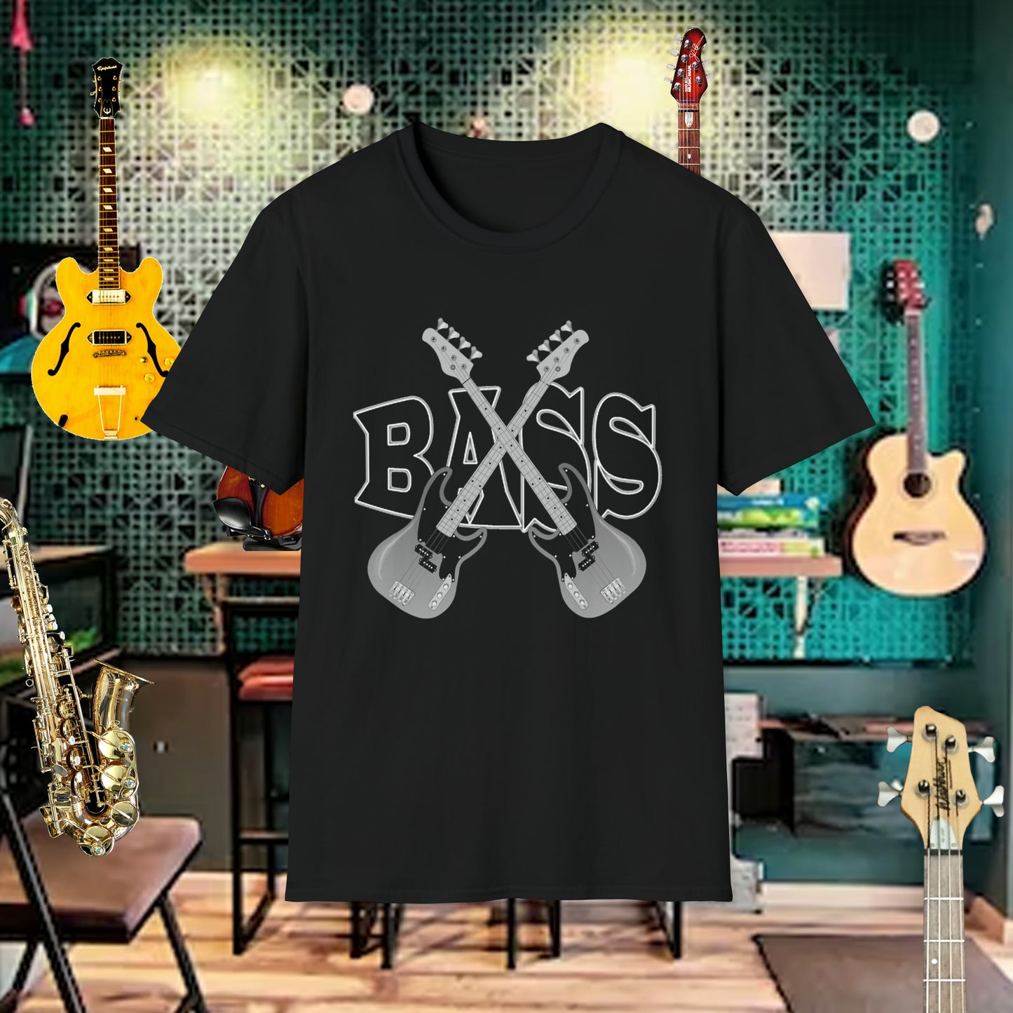 Tshirt-Basses Crossed