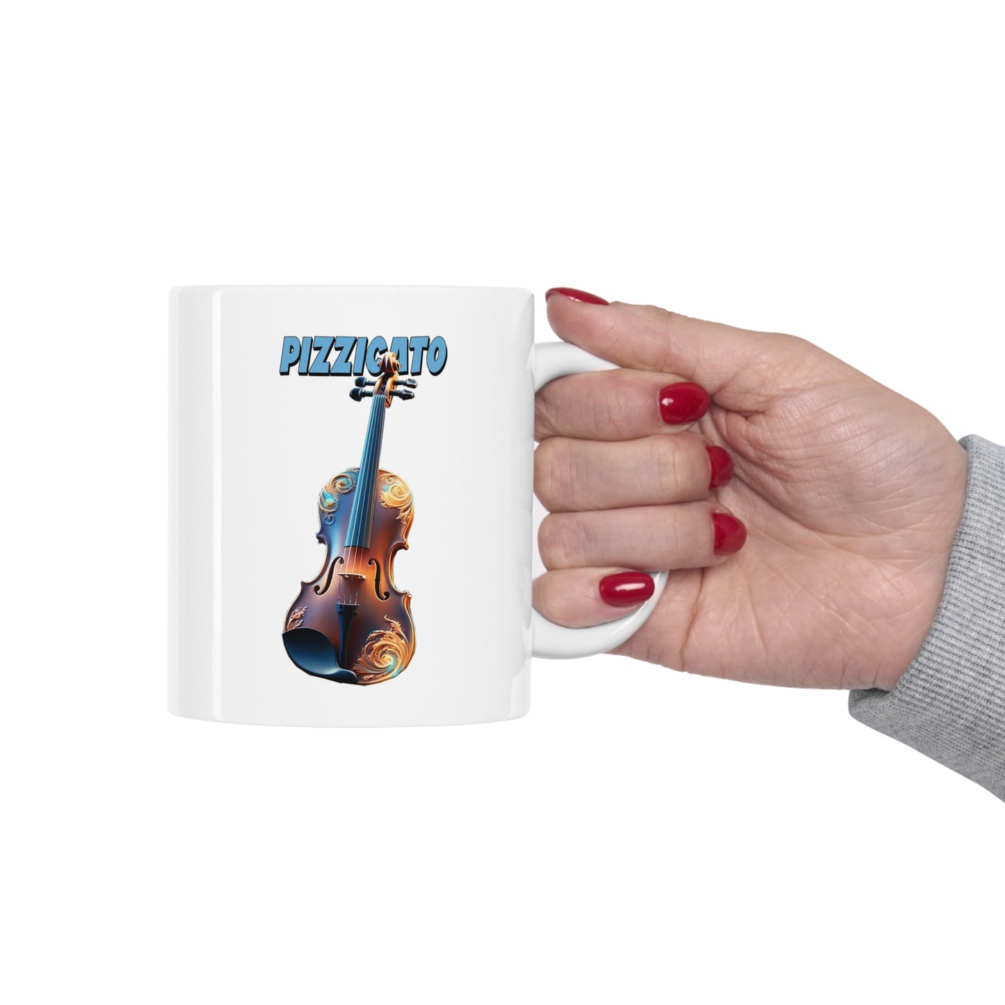 Music Pro Mug-Violin Pizzicato