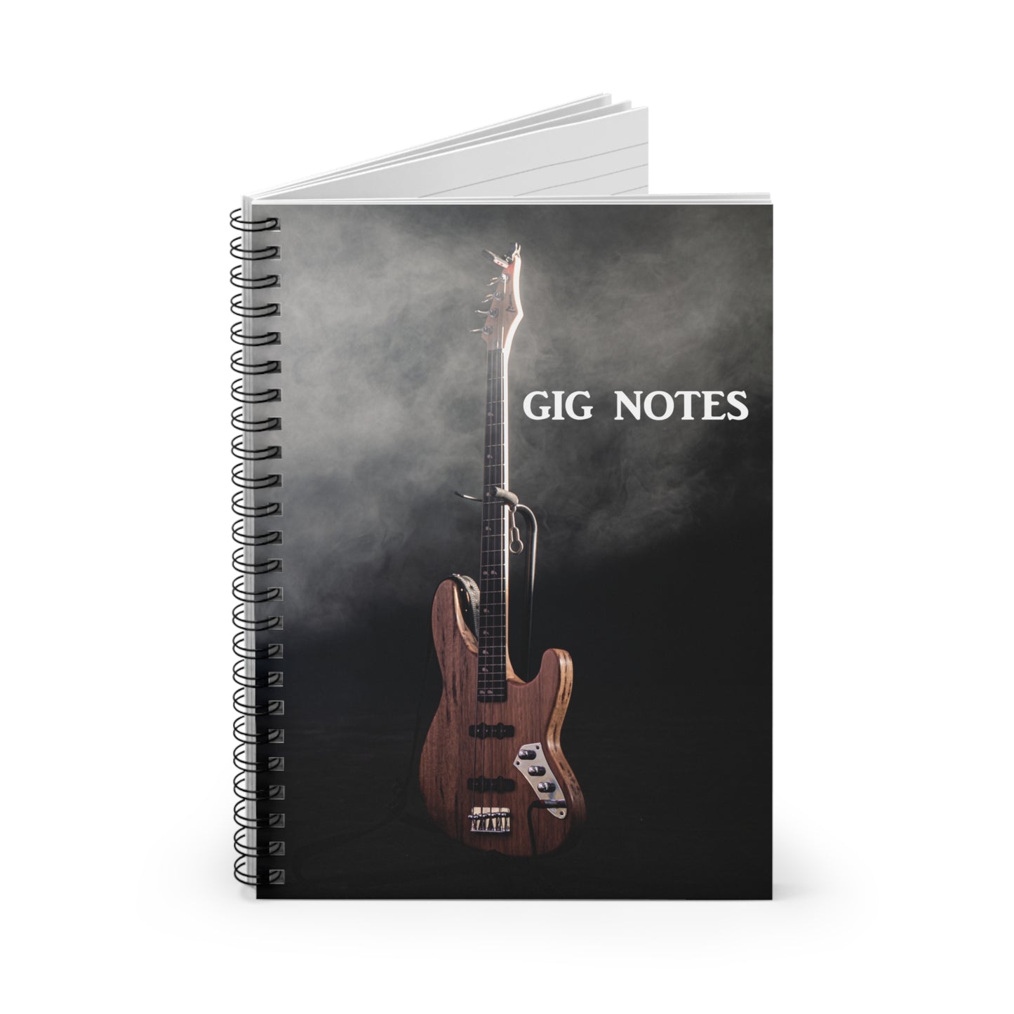 Copy of Musician's Gig Notes Notebook and Journal-Bass On Stage