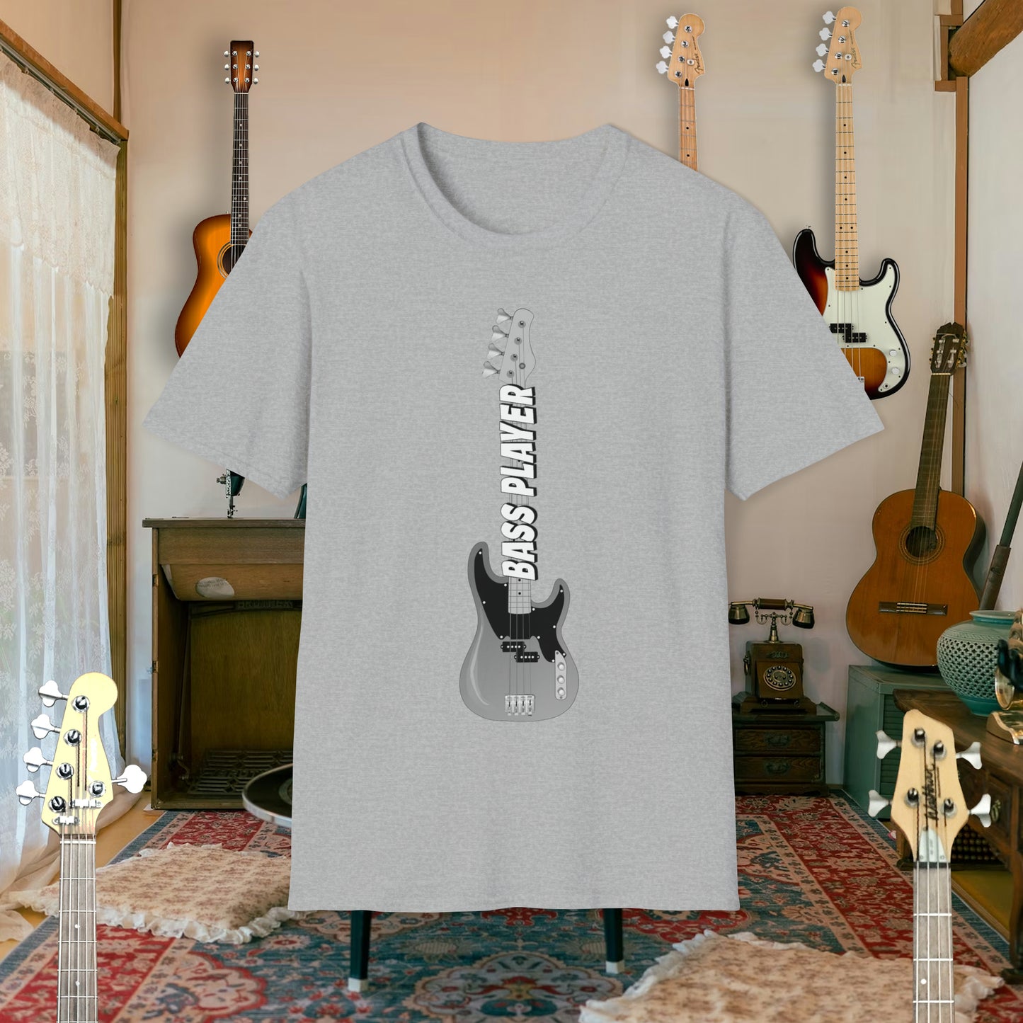 Tshirt-Bass Player Fretboard