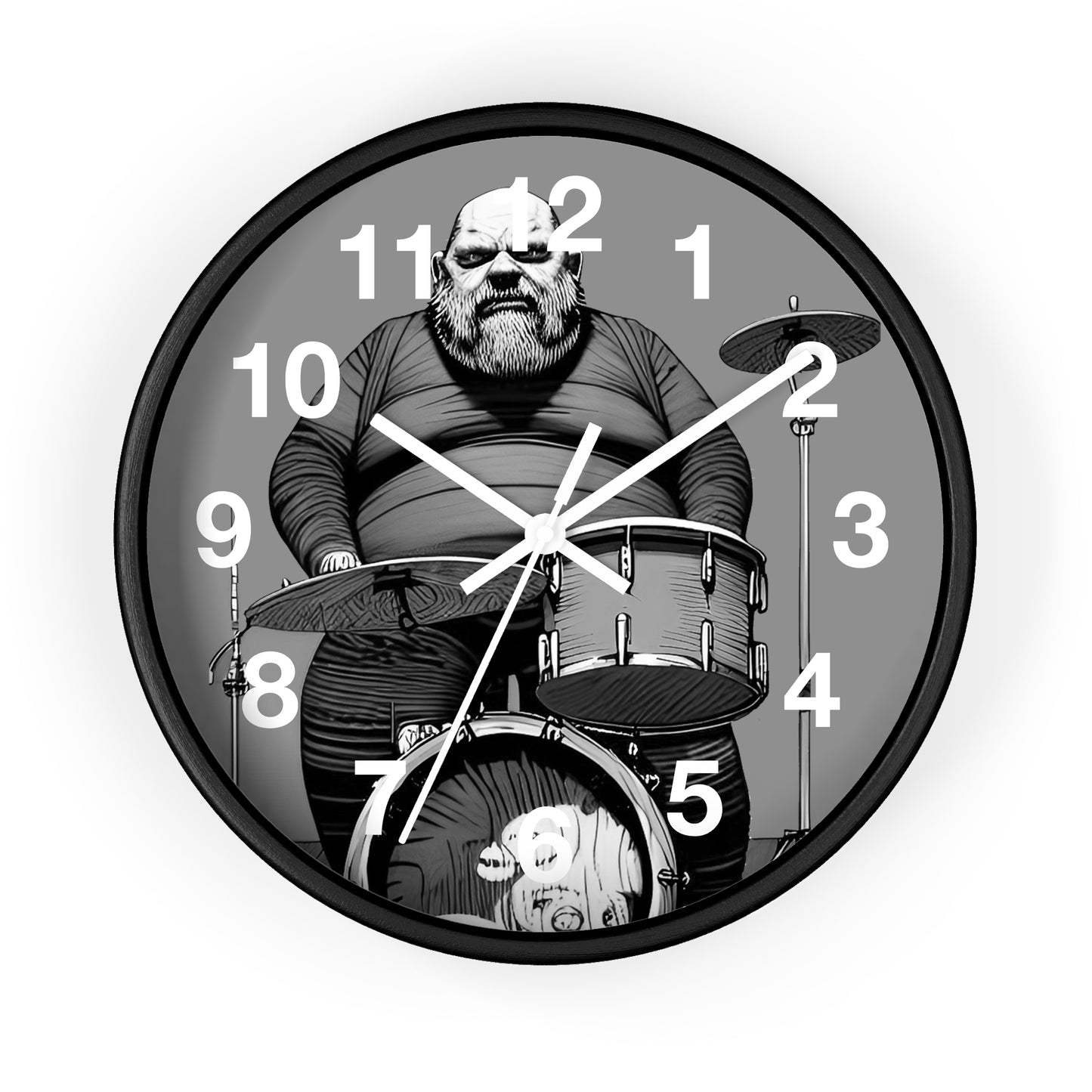 Wall Clock-Angry Drummer