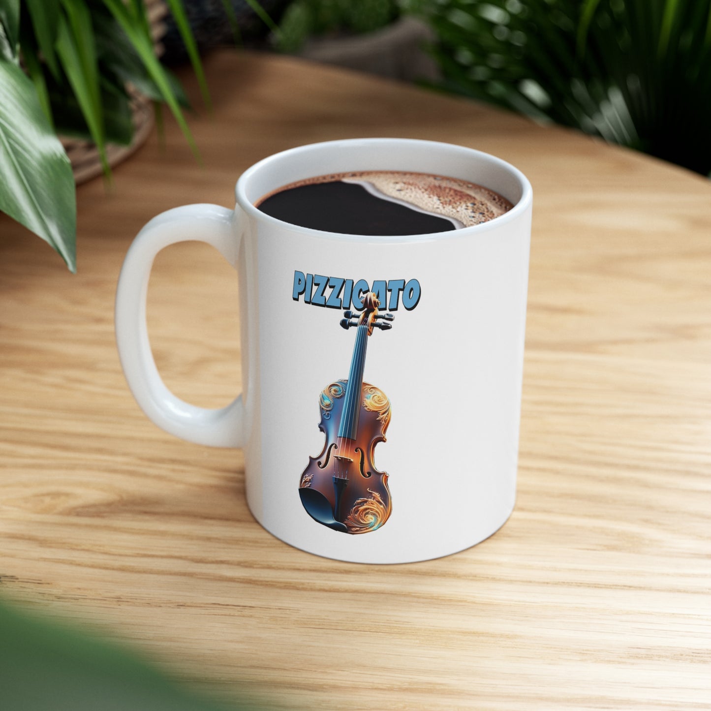 Music Pro Mug-Violin Pizzicato