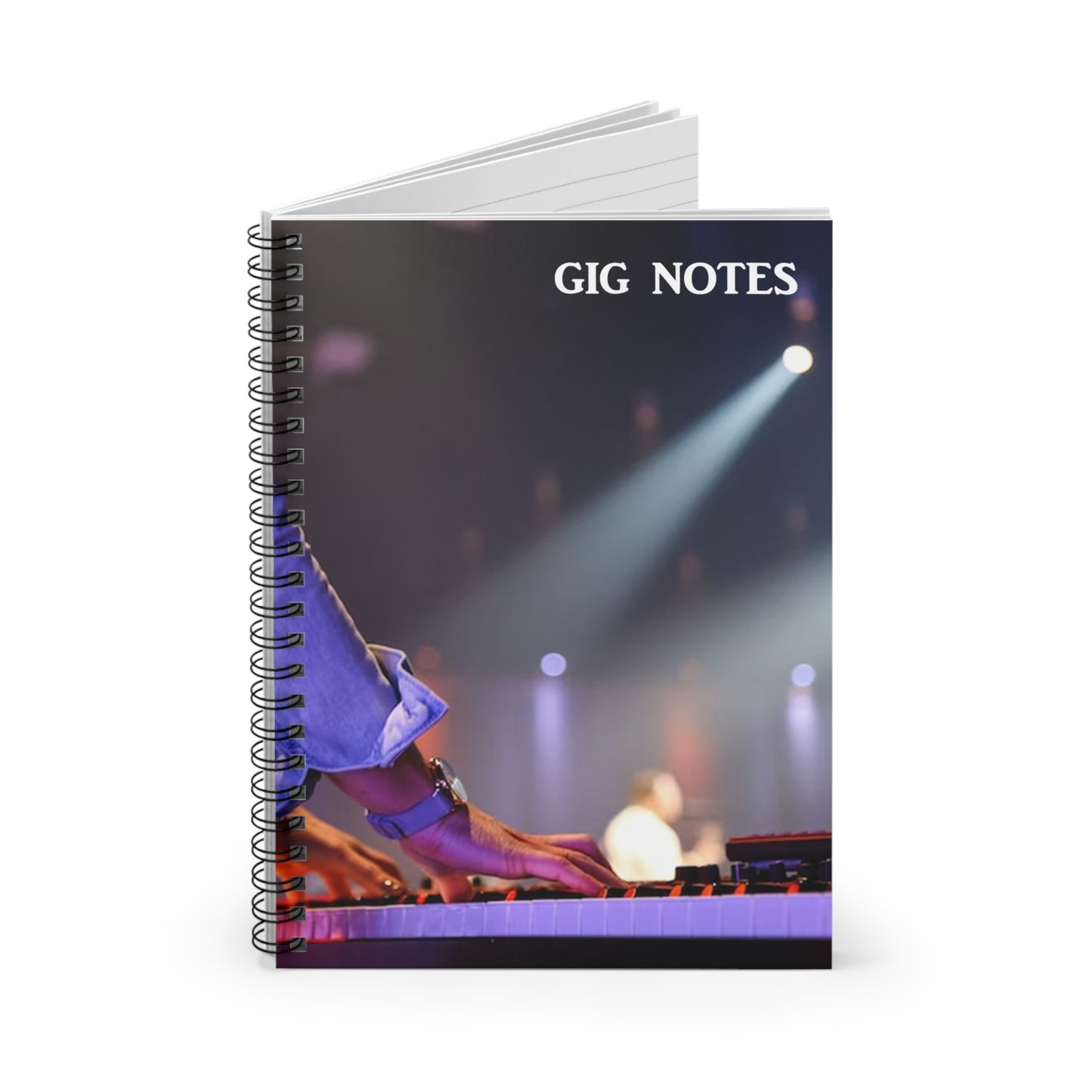 Musician's Gig Notes Notebook And Journal-Keyboards 2