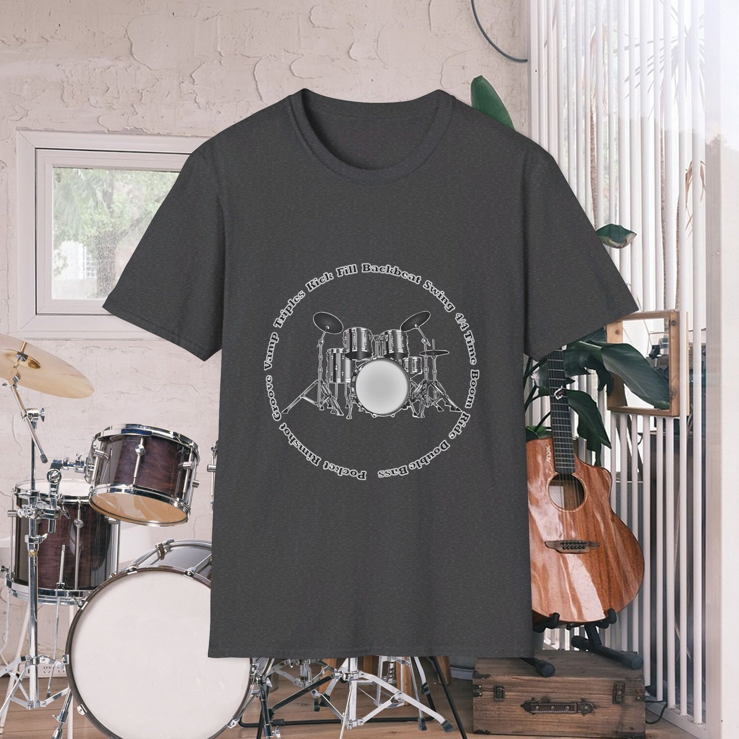 Tshirt-Drums:Terminology Circle