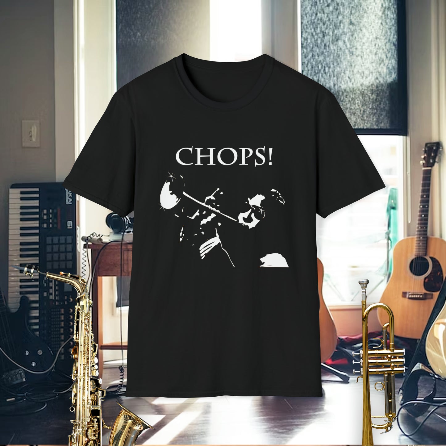 Tshirt-Trumpet: Chops