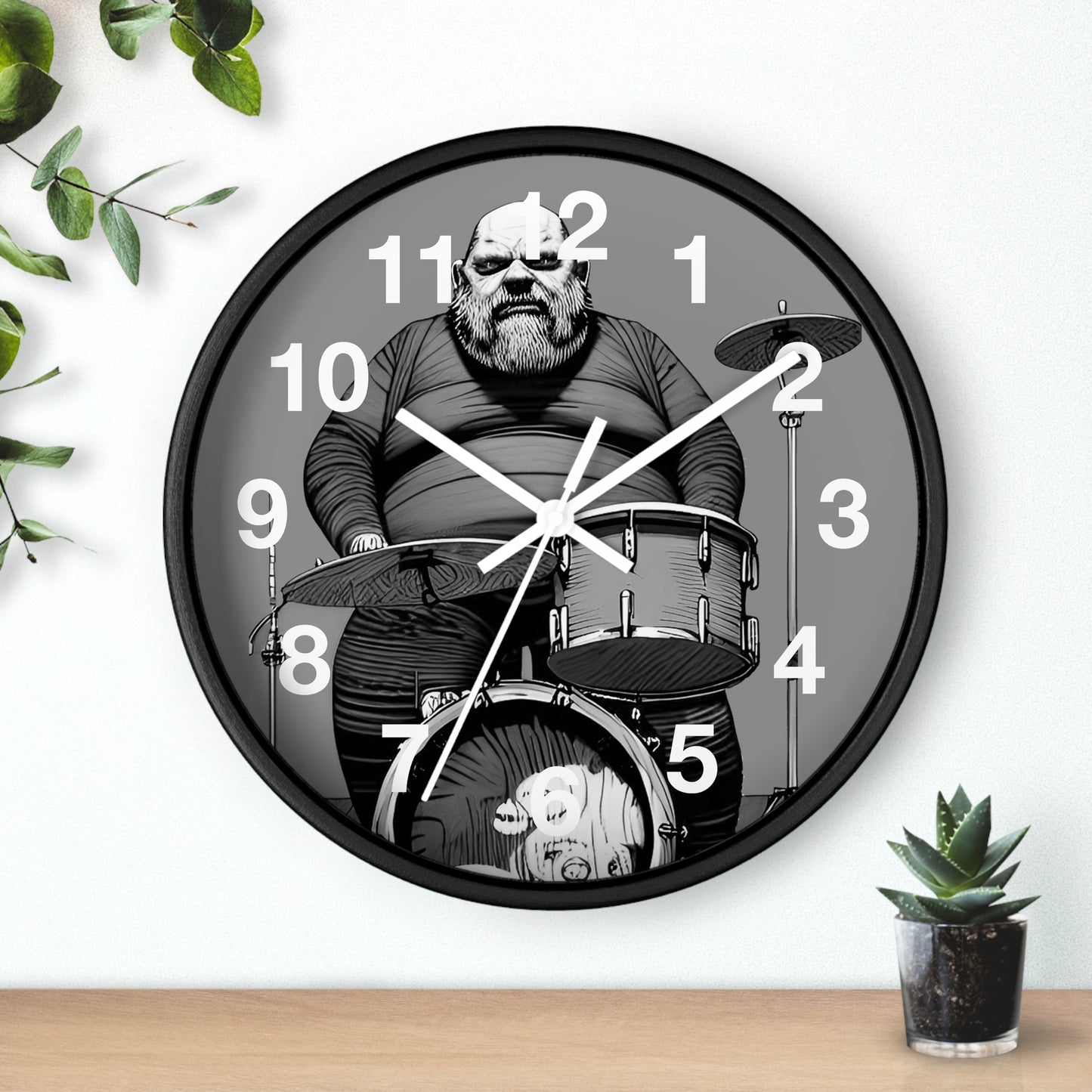 Wall Clock-Angry Drummer