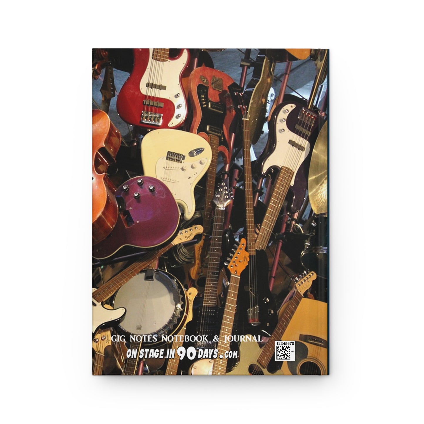 Musician Gig Notes Hardcover Journal And Notebook-Gibson Guitar