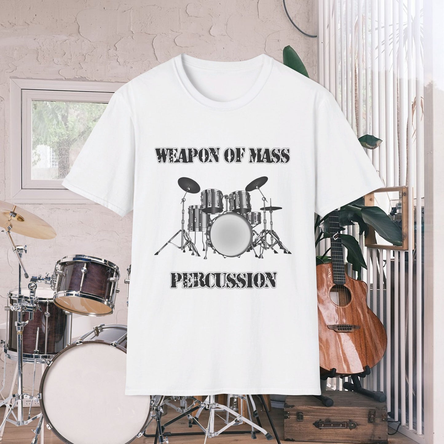 Tshirt-Drums:Weapon of Mass Percussion