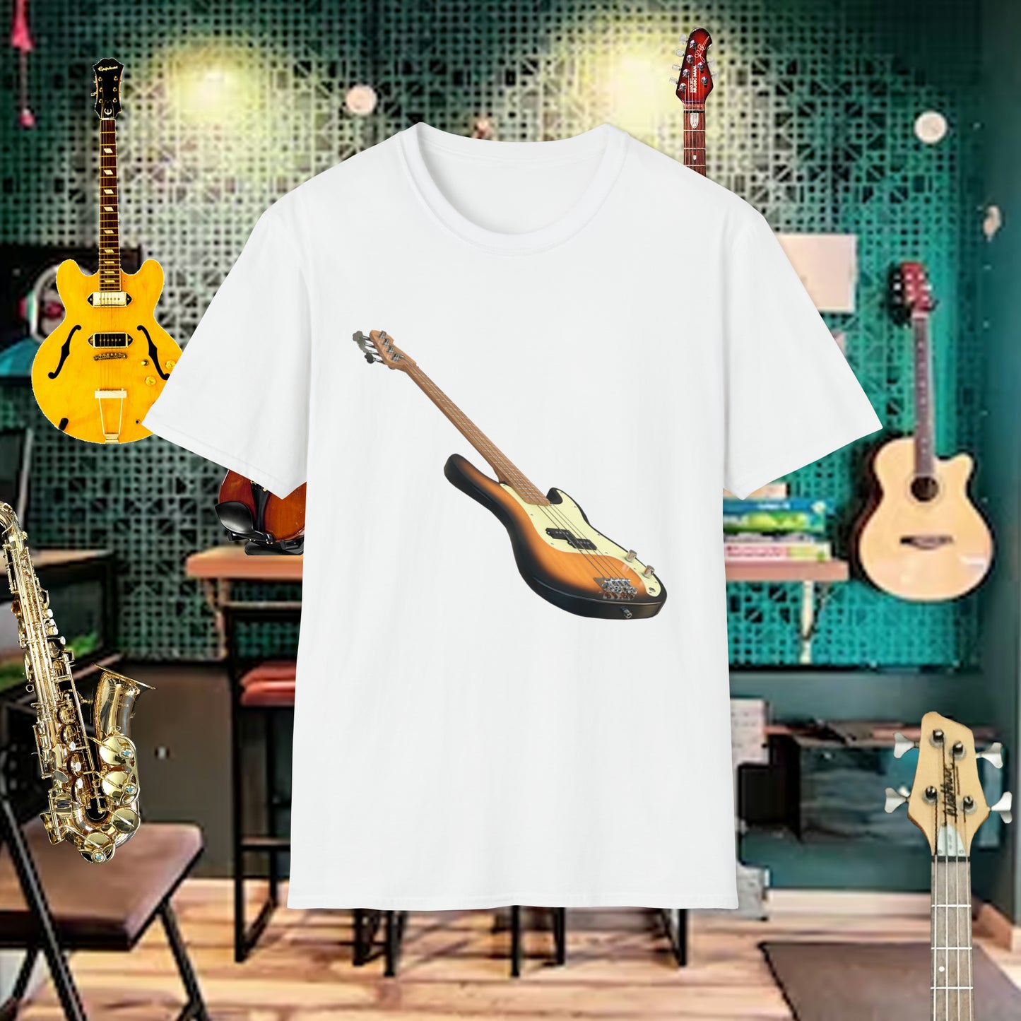 Tshirt-Bass Guitar