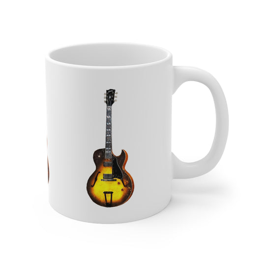 Music Pro Mug-Yellow Gibson Guitar