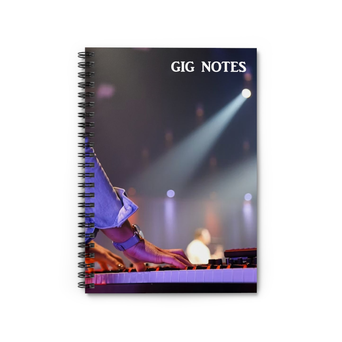 Musician's Gig Notes Notebook And Journal-Keyboards 2