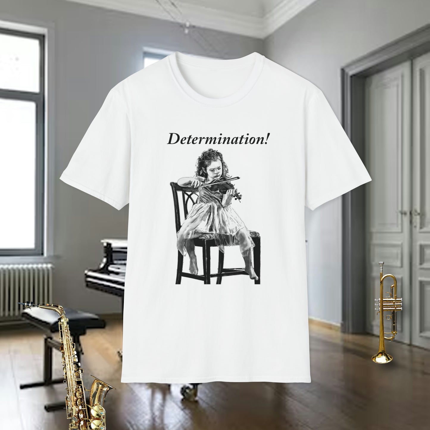 Tshirt-Violin: Determination