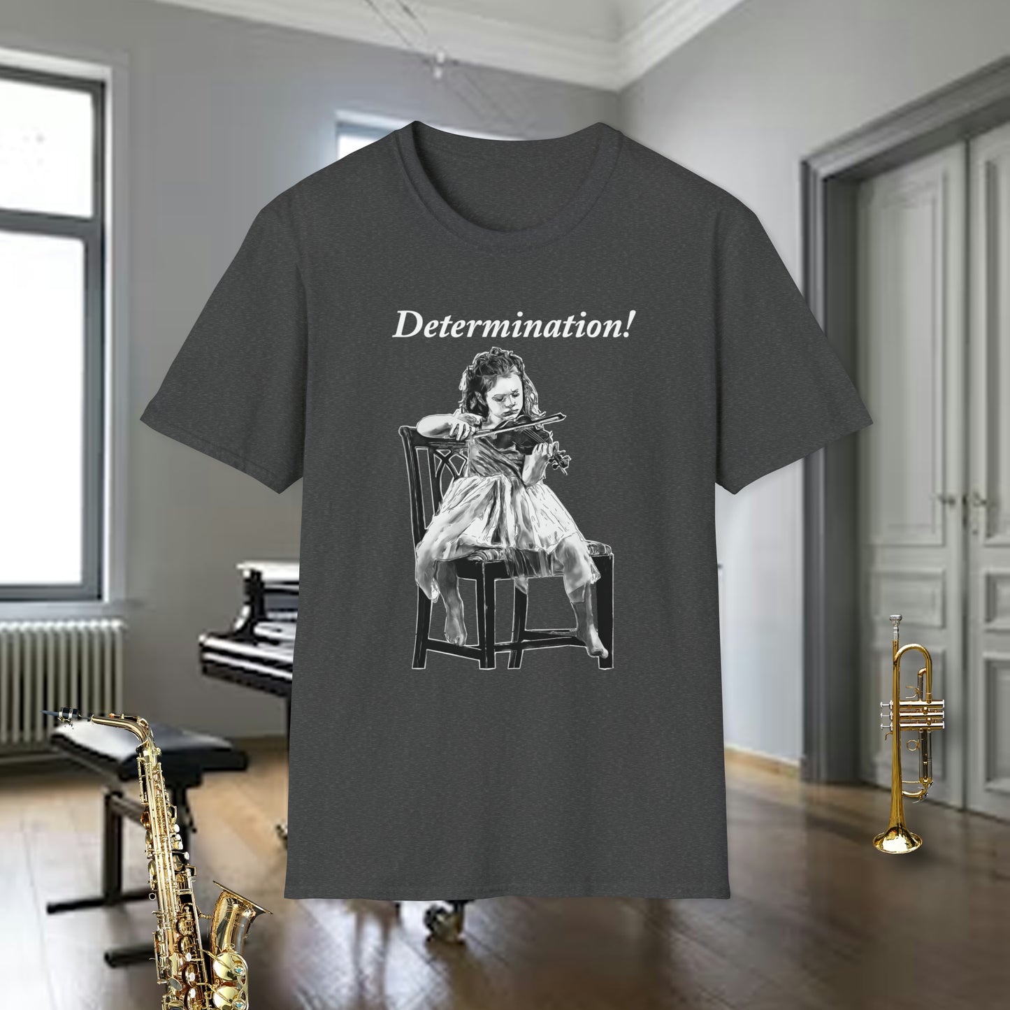 Tshirt-Violin: Determination