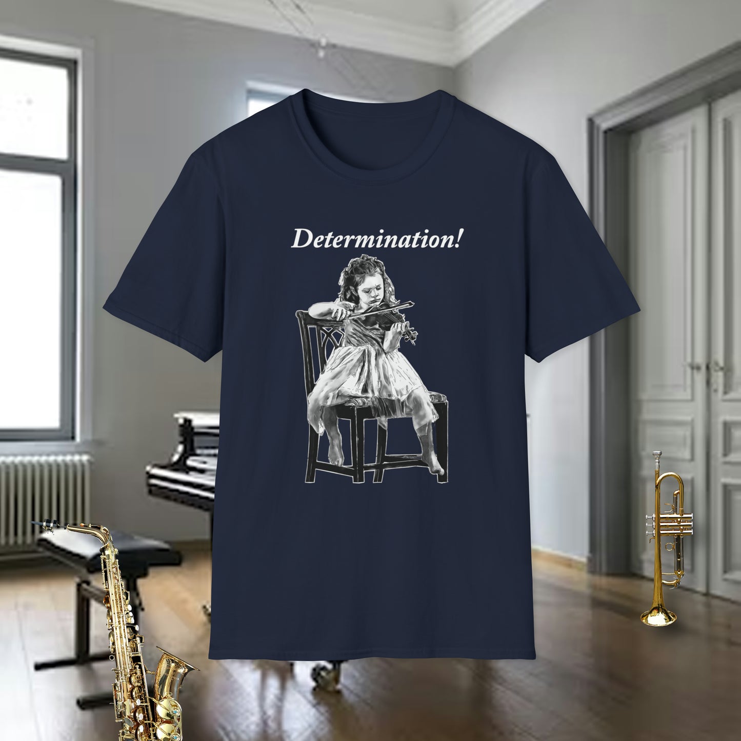 Tshirt-Violin: Determination