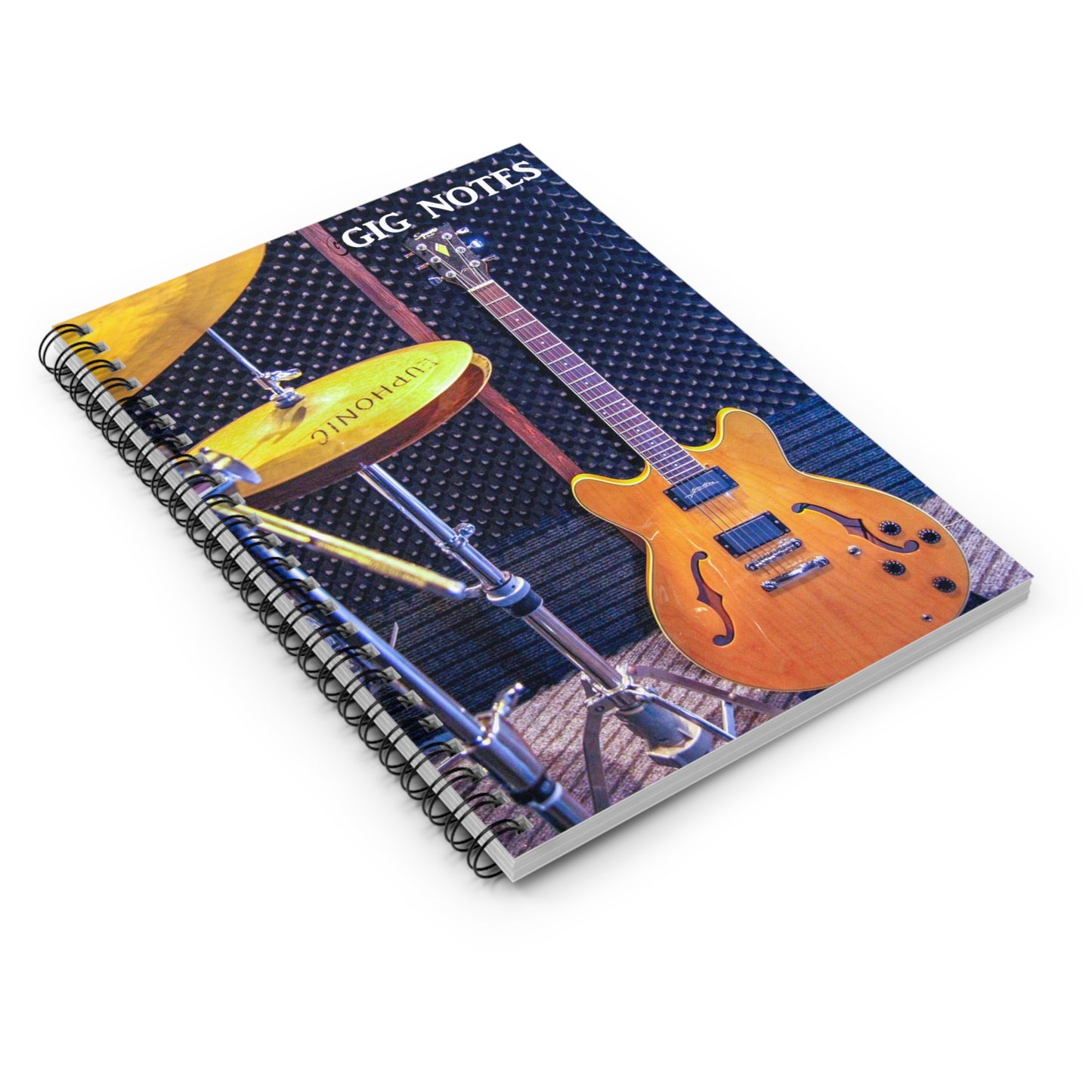 Musician's Gig Notes Notebook and Journal-Squire Electric Guitar