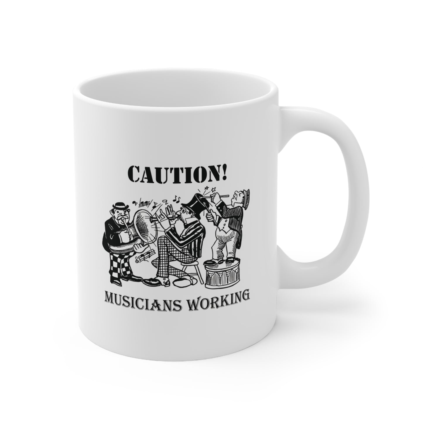 Music Pro Mug-Caution! Musicians At Work