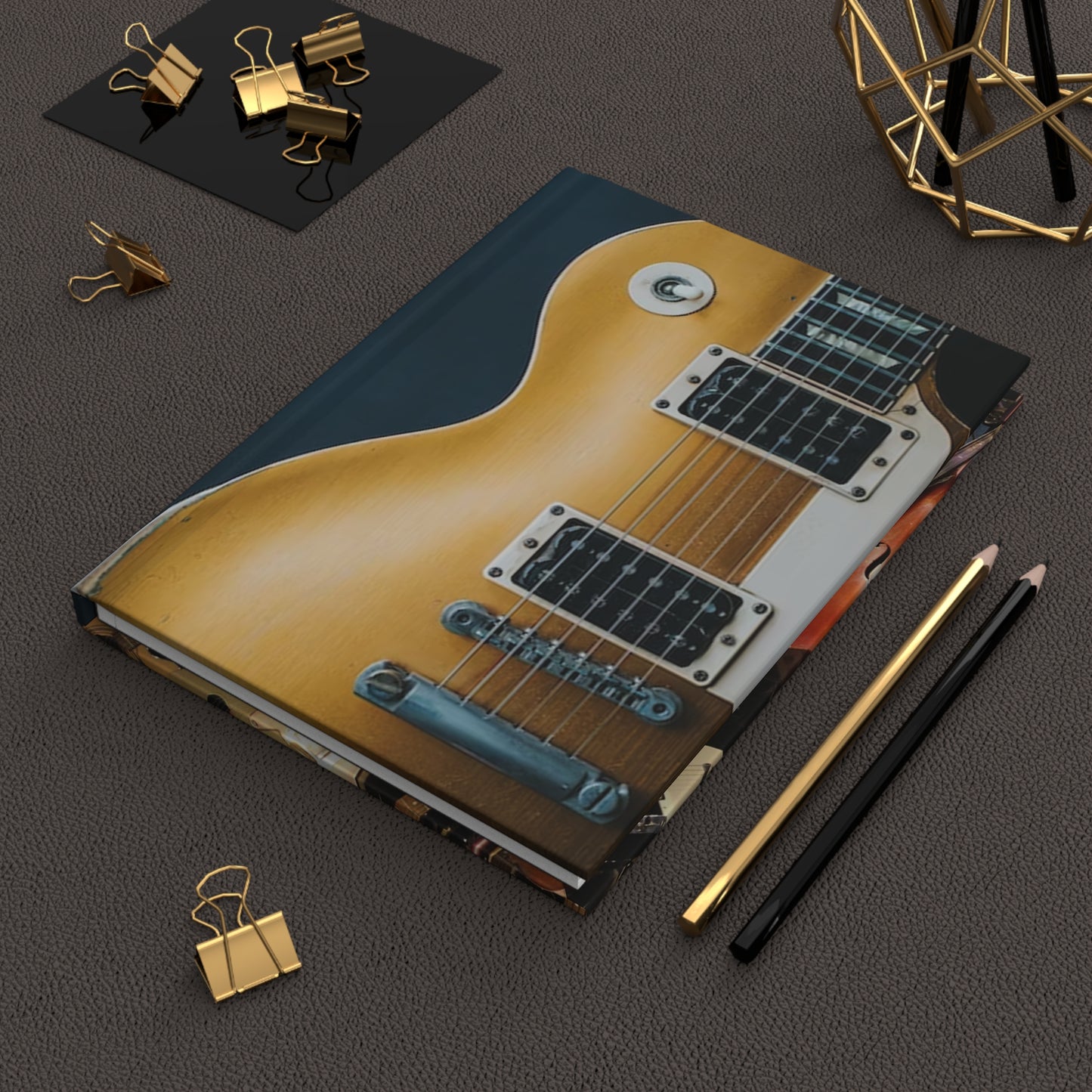 Musician Gig Notes Hardcover Journal And Notebook-Gibson Guitar