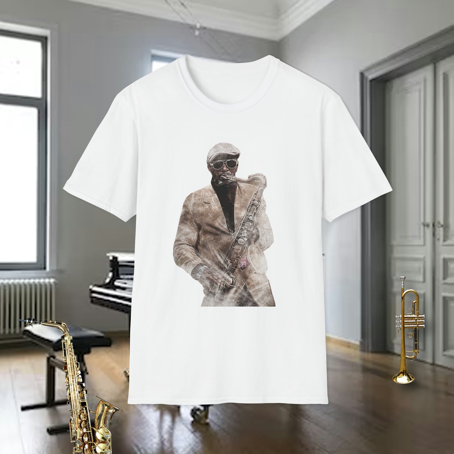 Tshirt-Sax Player Smooth