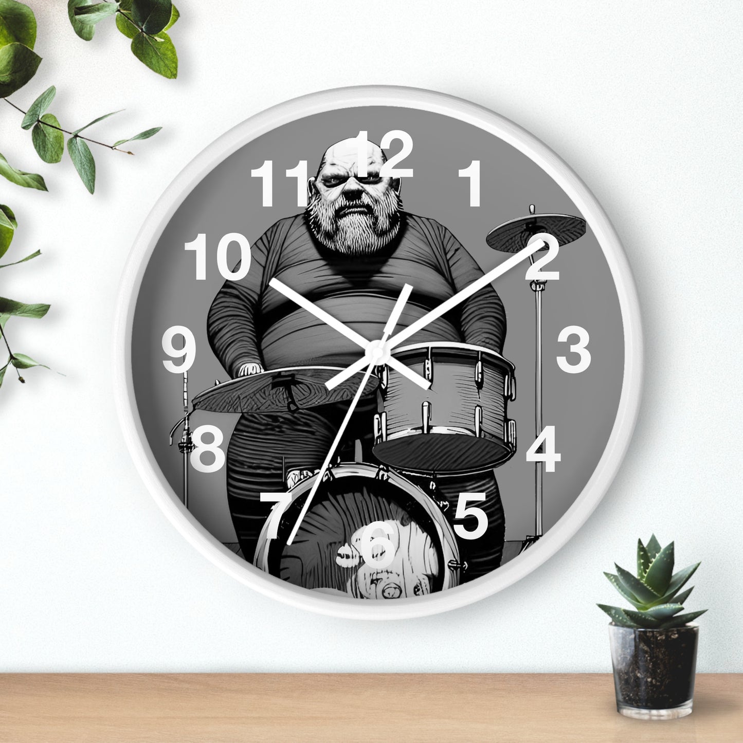 Wall Clock-Angry Drummer