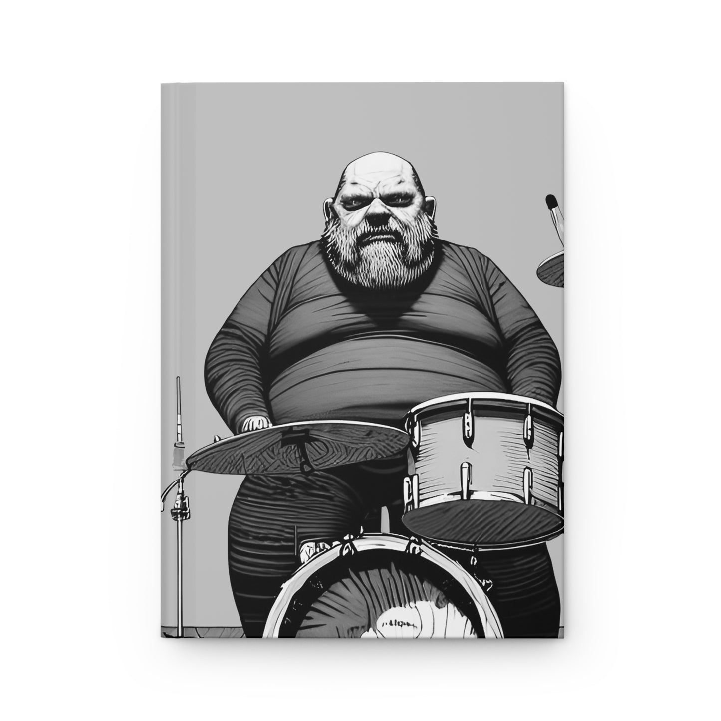 Musician's Gig Notes Hardcover Journal And Notebook-Angry Drummer