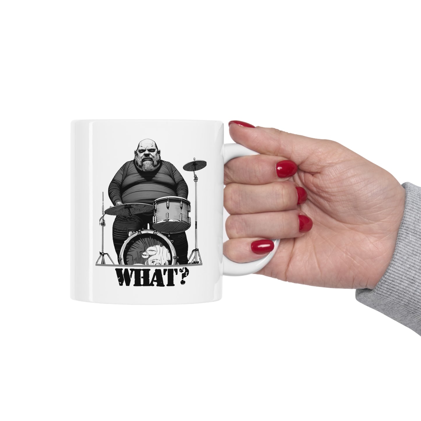 Music Pro Mug-Angry Drummer