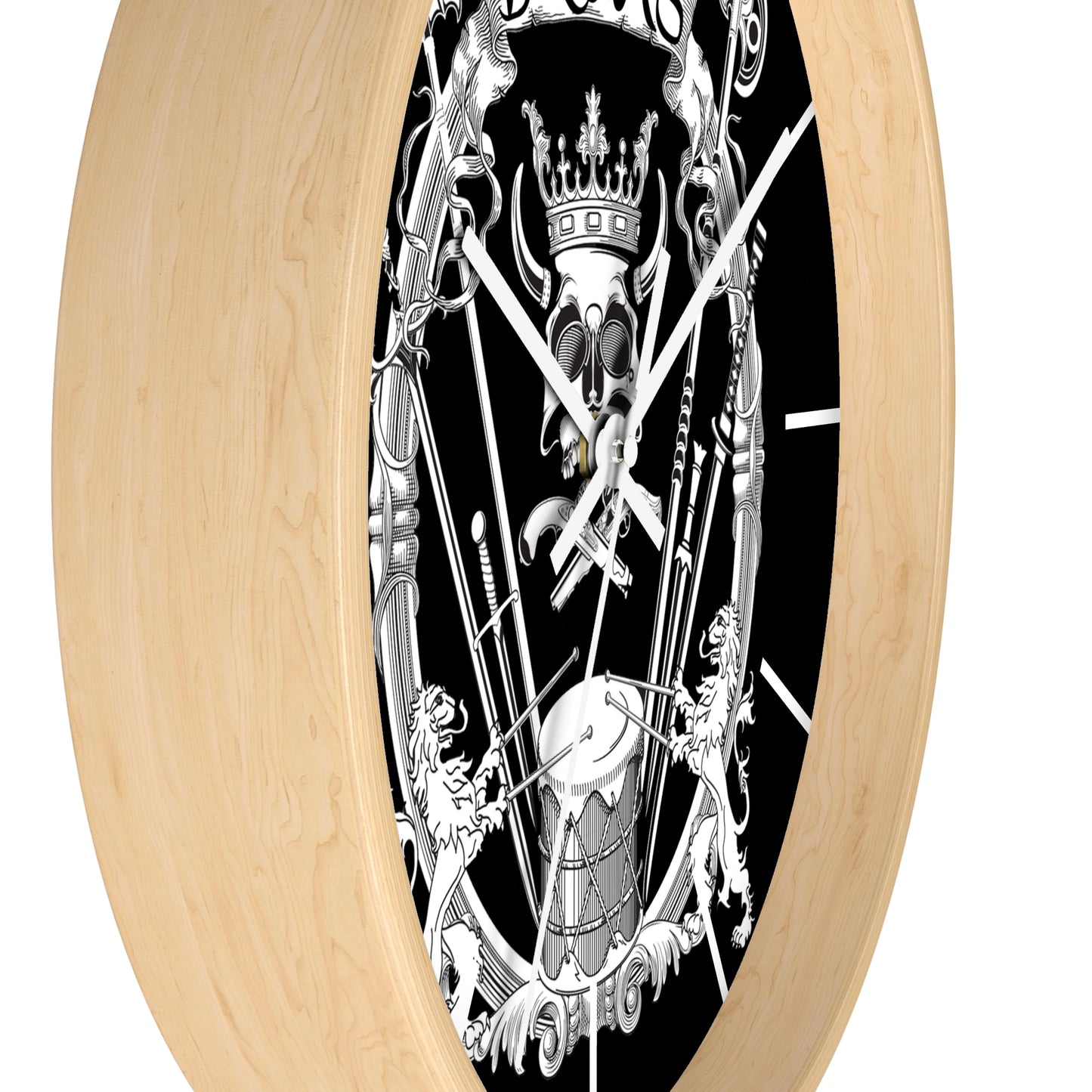 Wall Clock-Savage Drums