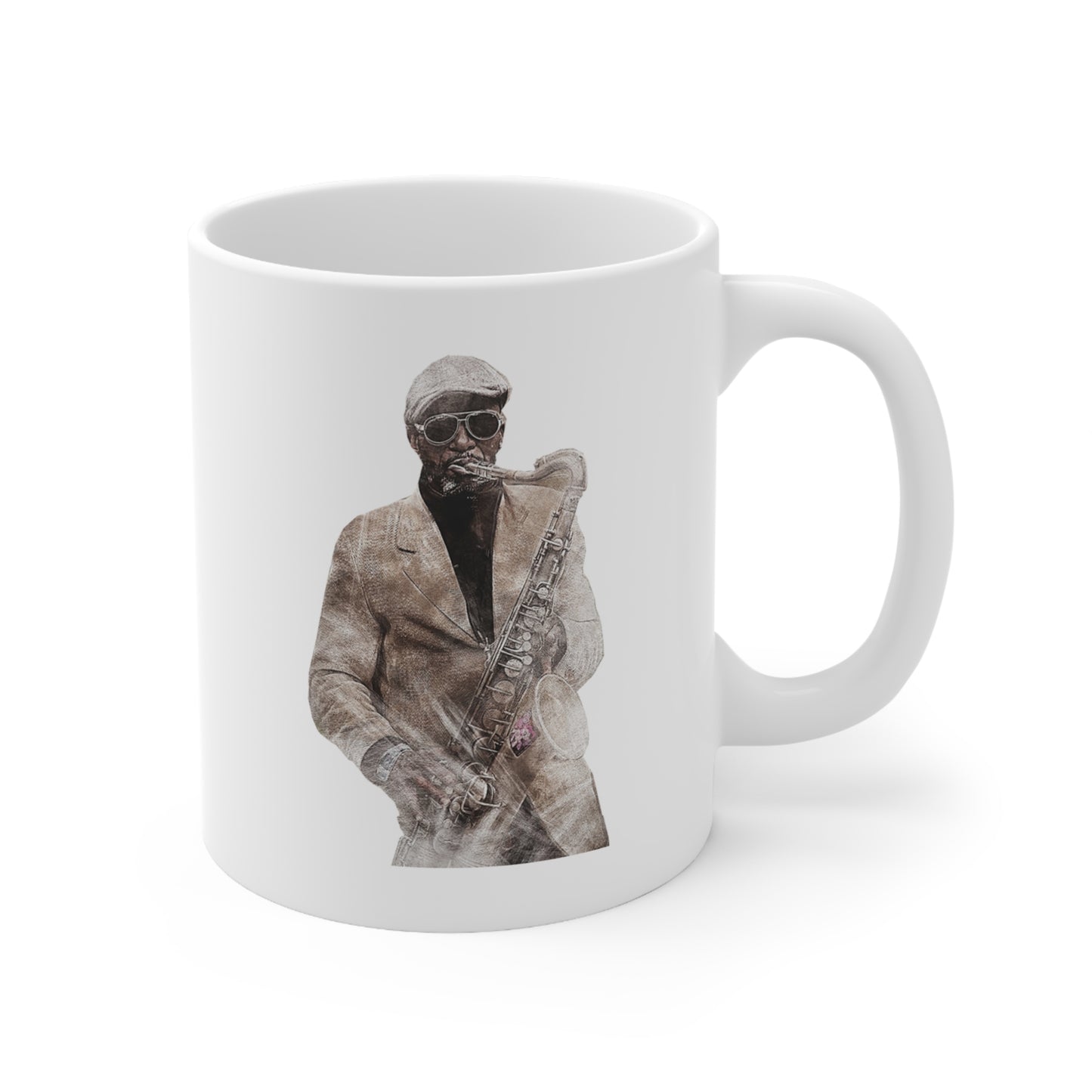 Music Pro Mug-Sax Player Smooth